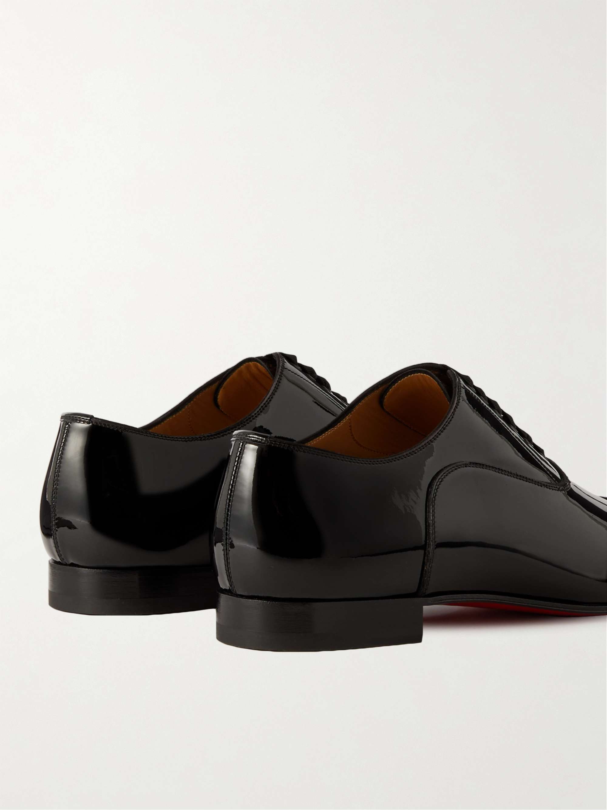 CHRISTIAN LOUBOUTIN حذاء أكسفورد Greggo من الجلد اللامع