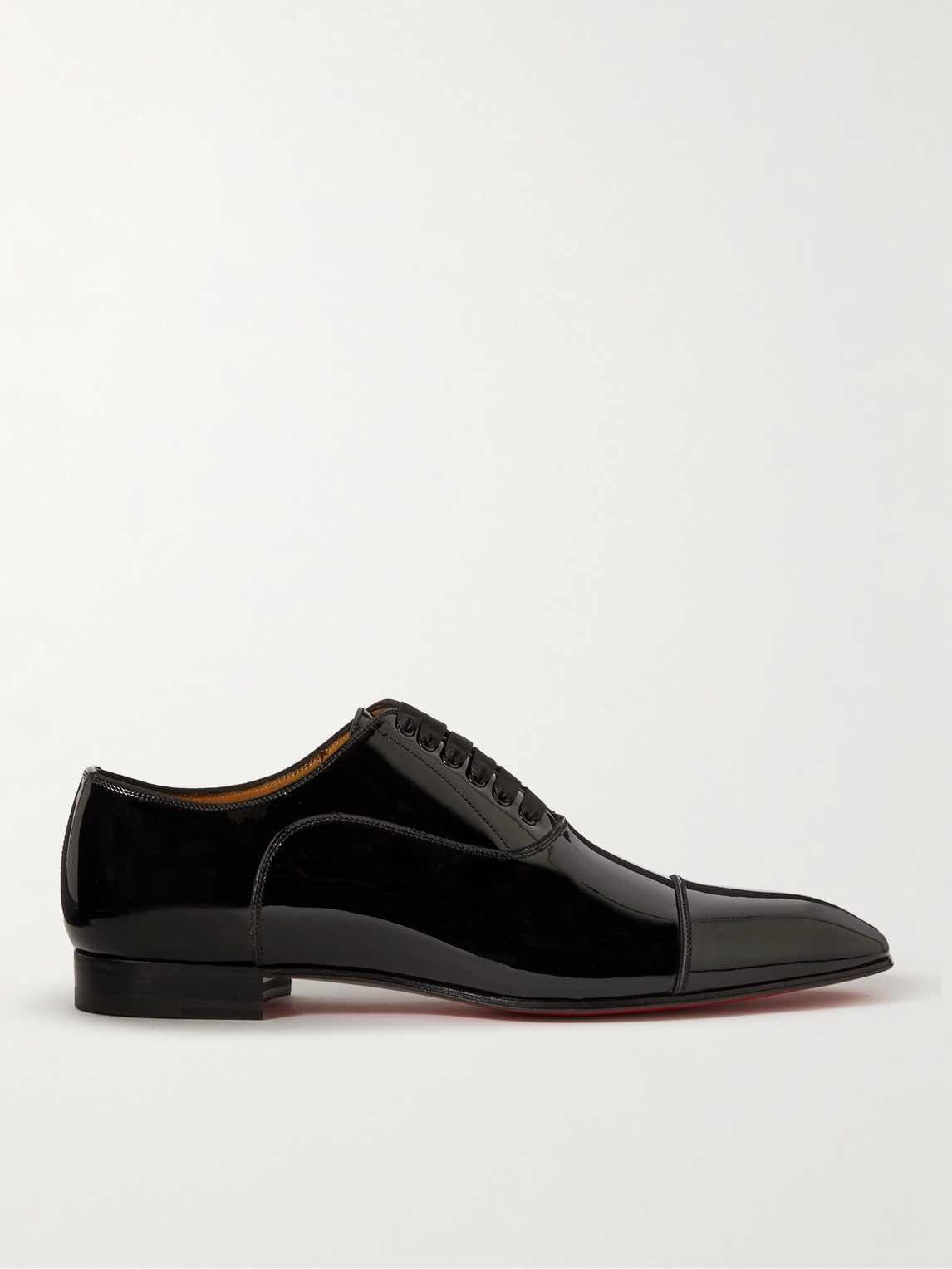 Christian Louboutin Greggo Patent-Leather Oxford Shoes - Men