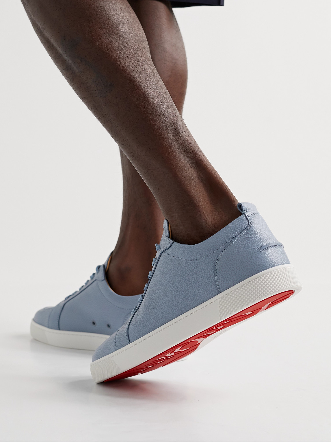 Christian Louboutin Men's Rantu Colorblock Low-Top Sneakers