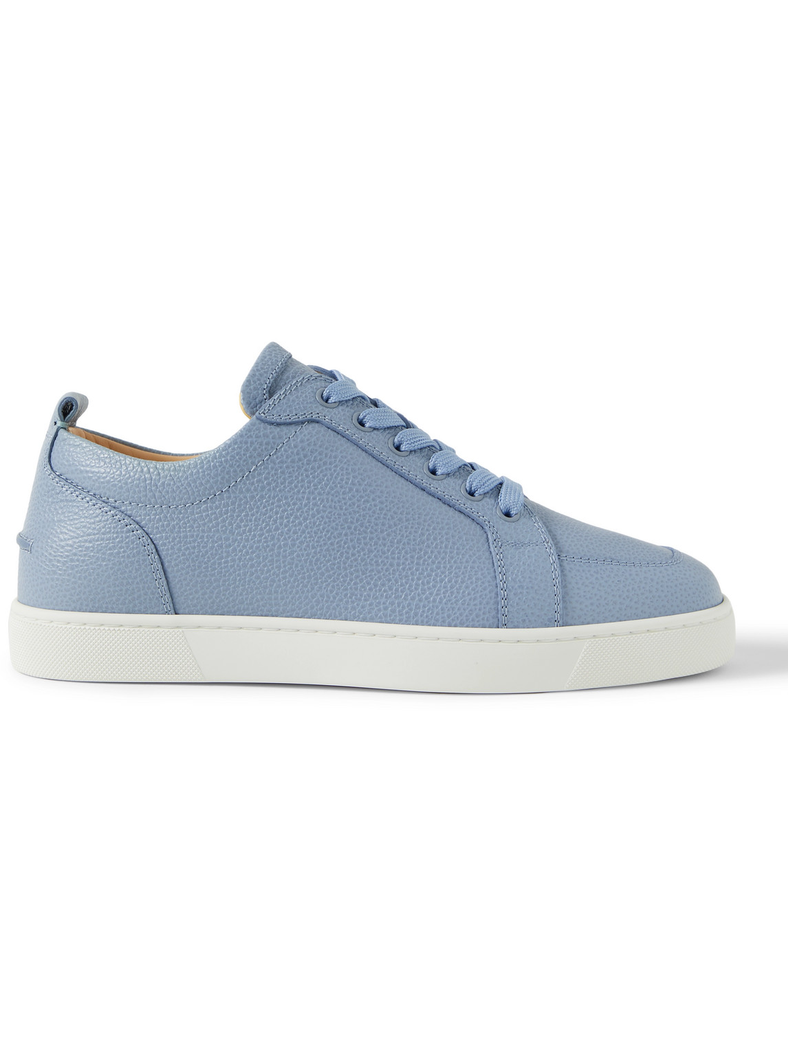 Christian Louboutin Men's Rantulow Leather Low-top Blue | ModeSens