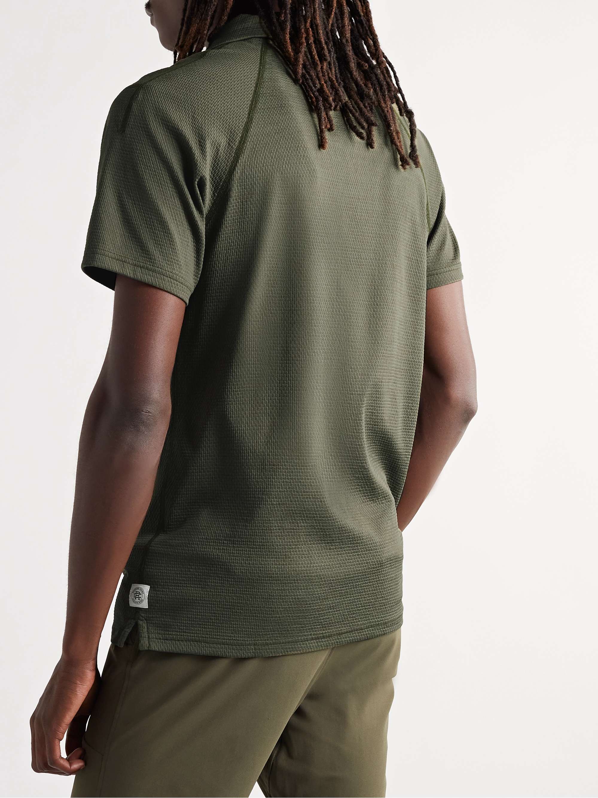 REIGNING CHAMP Solotex® Mesh Polo Shirt