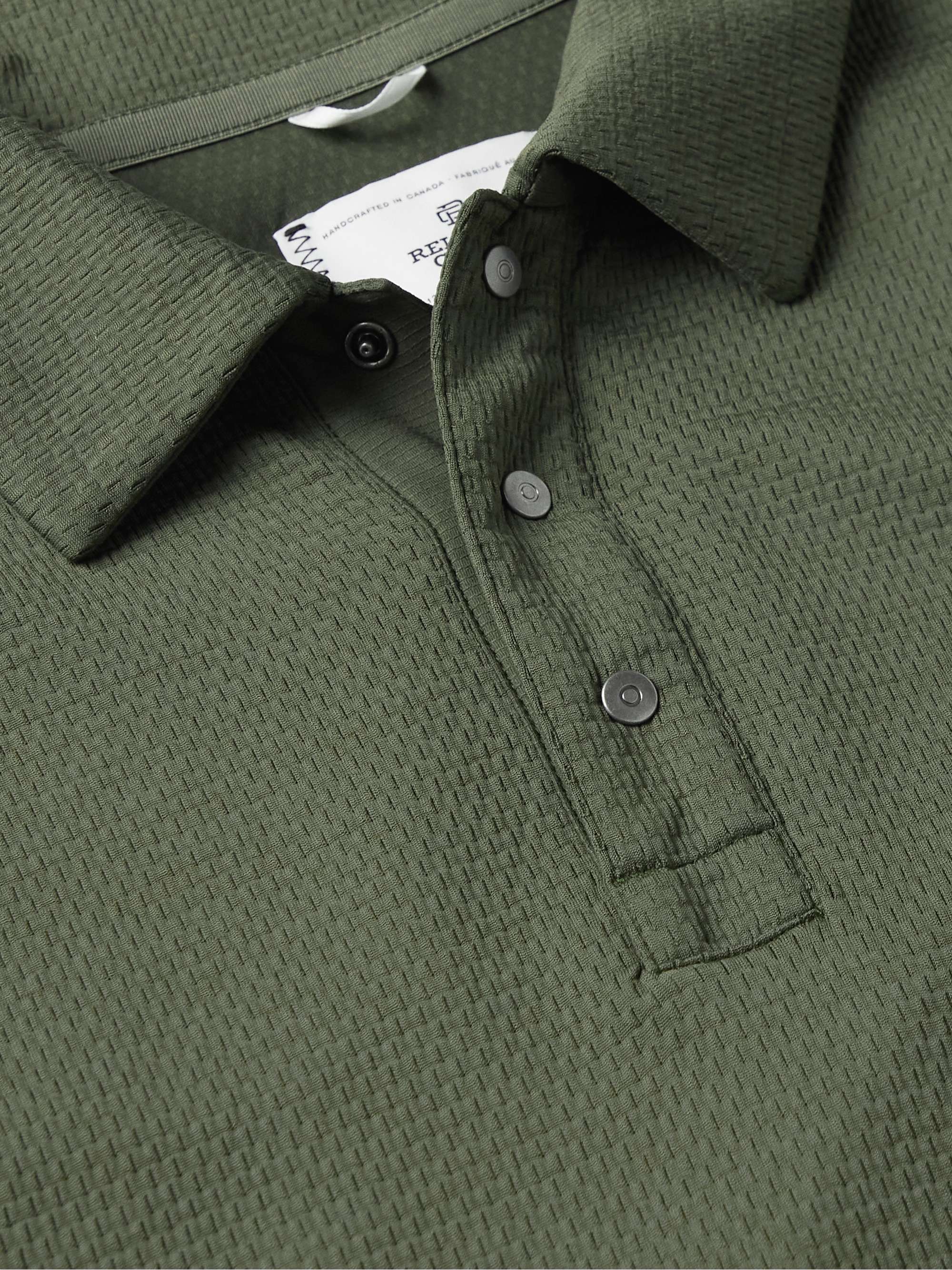 REIGNING CHAMP Solotex® Mesh Polo Shirt