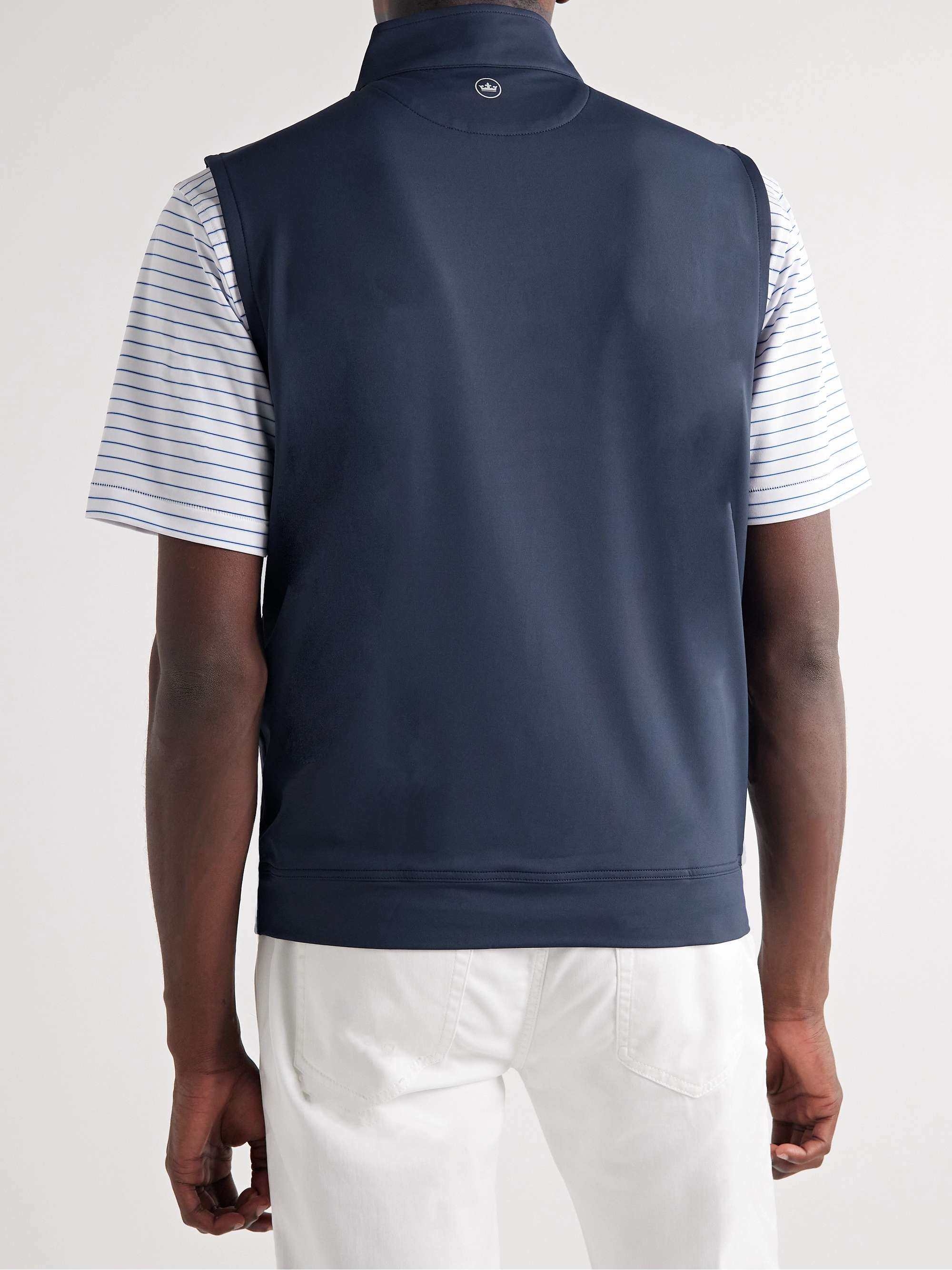PETER MILLAR Galway Tech-Jersey Half-Zip Golf Gilet