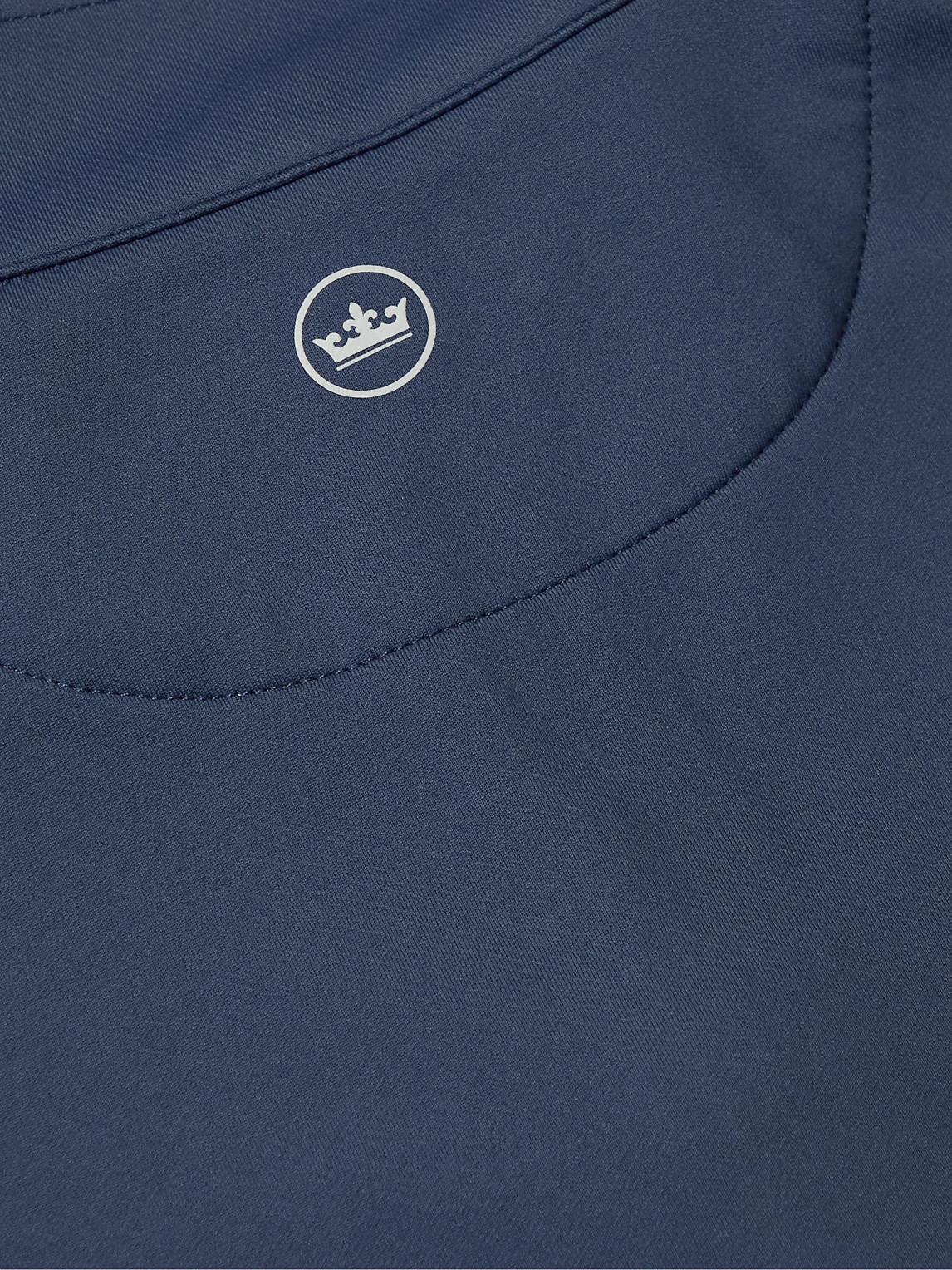 Peter Millar Galway Tech-jersey Half-zip Golf Gilet In Blue