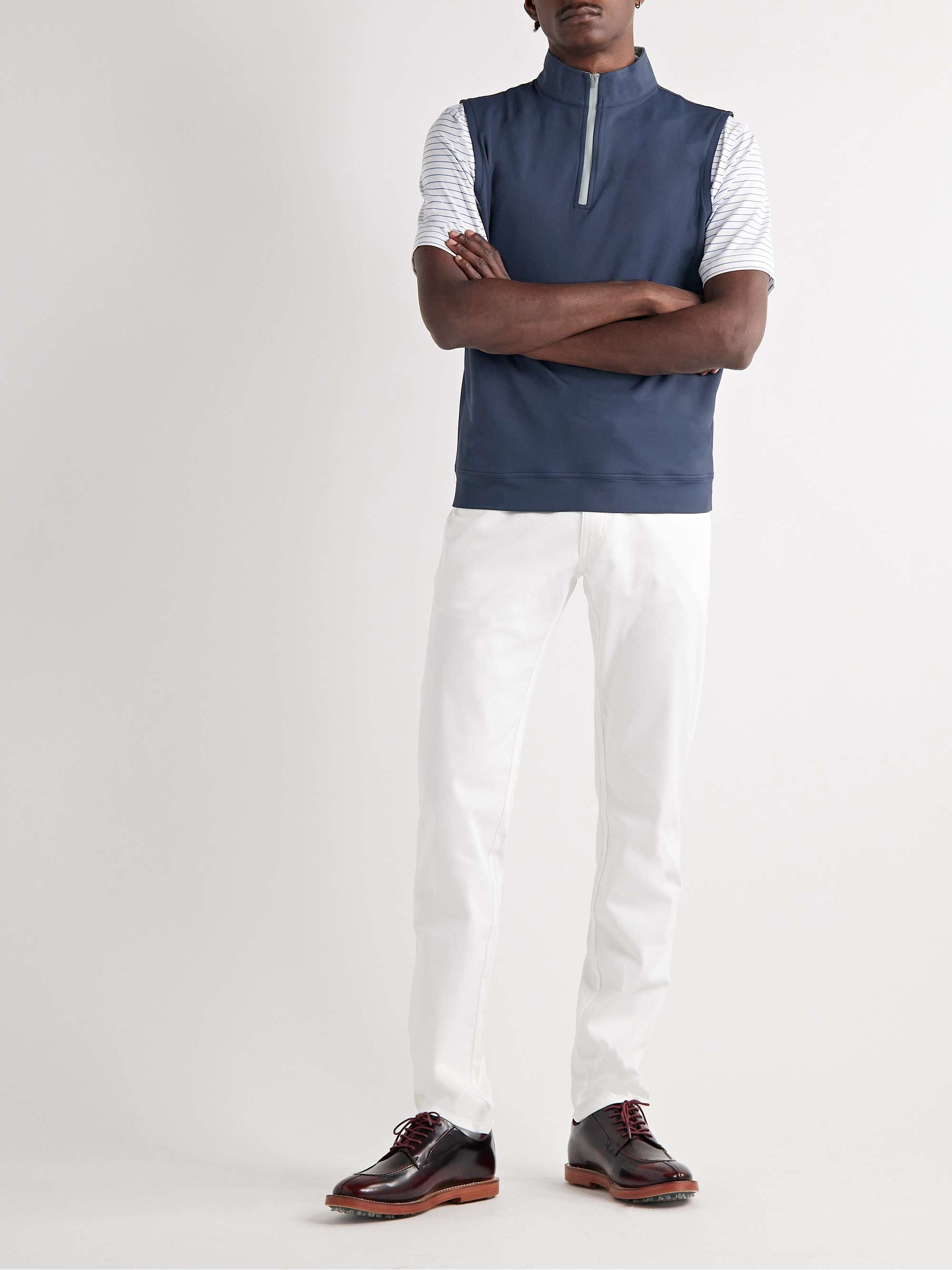 PETER MILLAR Galway Tech-Jersey Half-Zip Golf Gilet