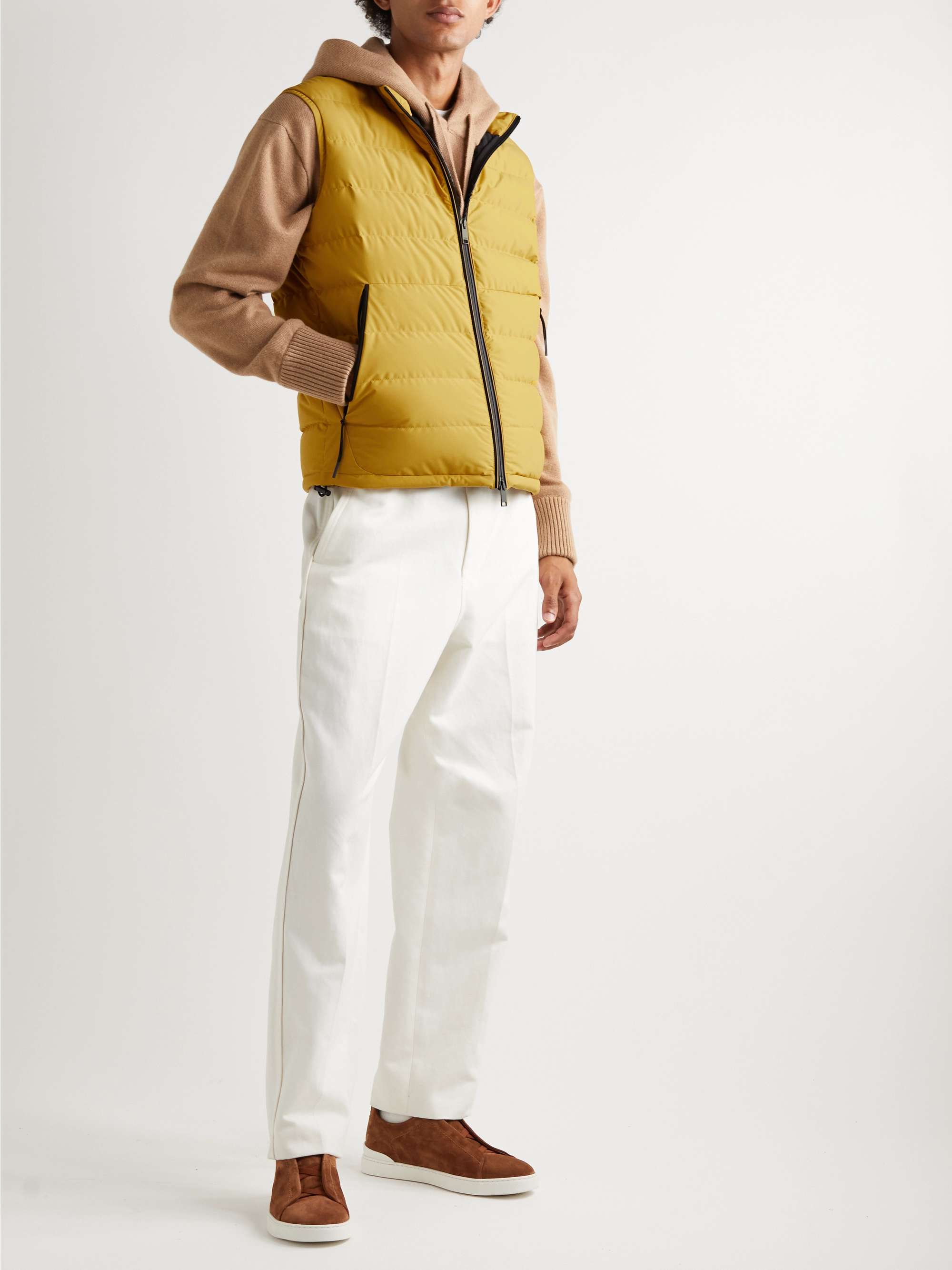 ZEGNA Stratos Quilted Shell Down Gilet
