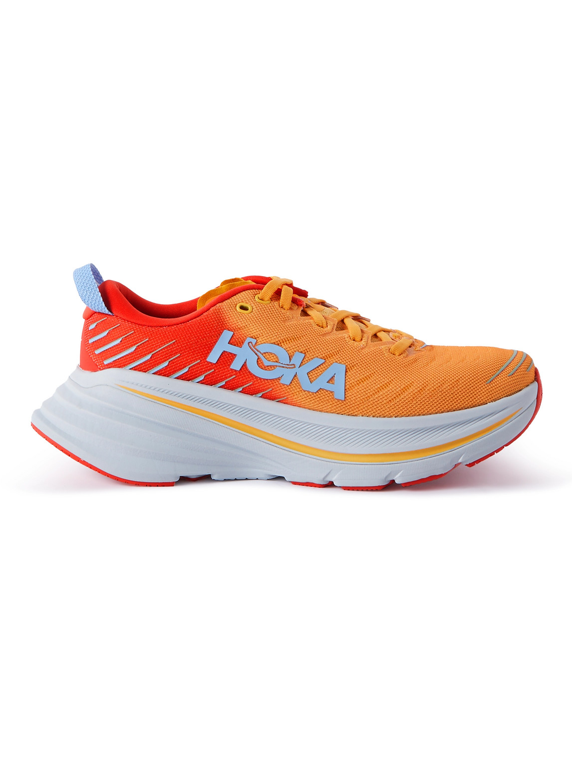 Hoka One One Bondi X Mesh Running Trainers In Orange