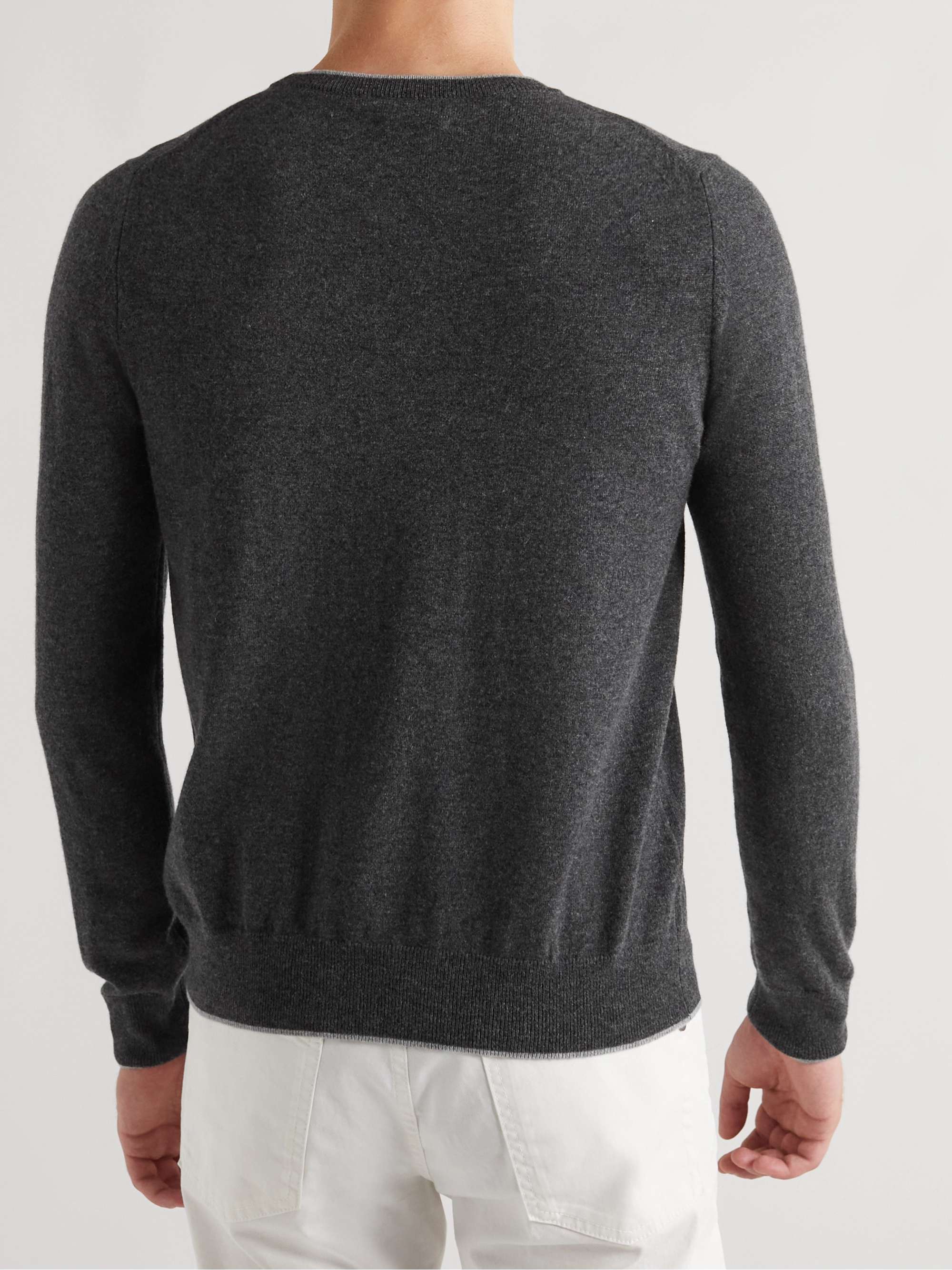 CANALI Slim-Fit Cashmere Sweater for Men | MR PORTER