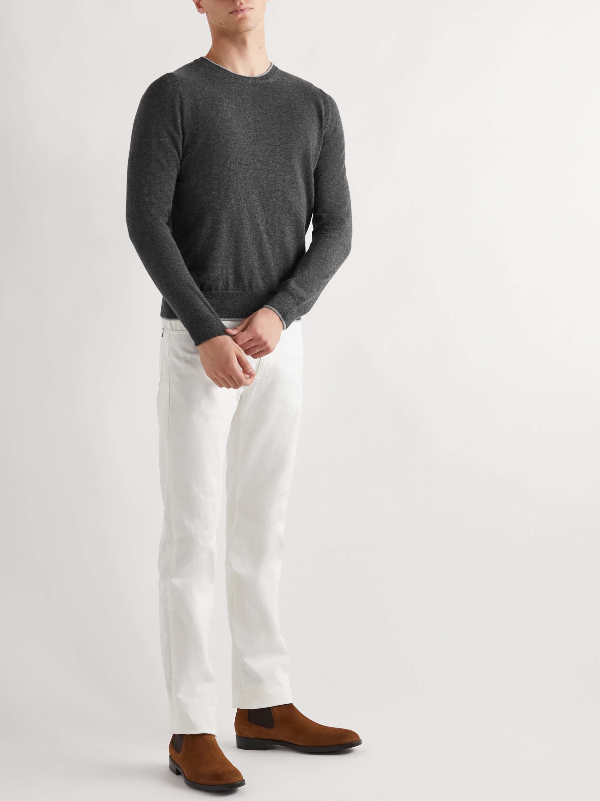CANALI SlimFit Cashmere Sweater for Men MR PORTER