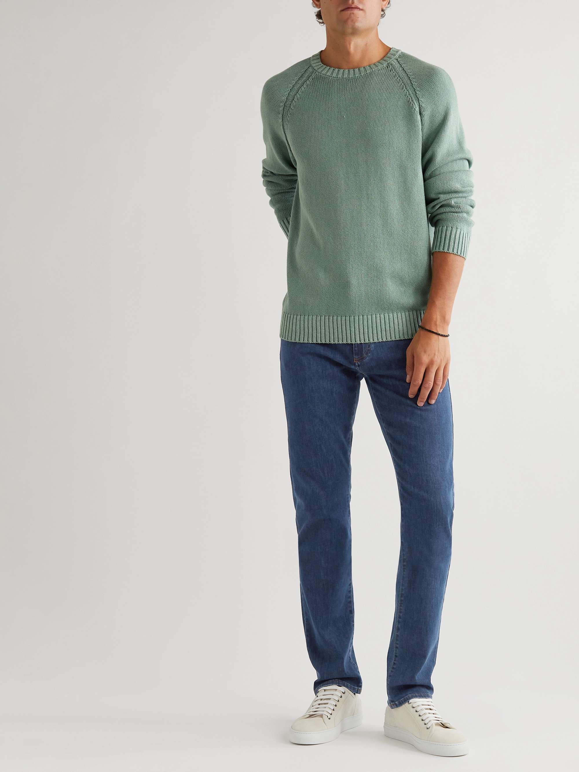 CANALI Slim-Fit Tapered Jeans for Men | MR PORTER