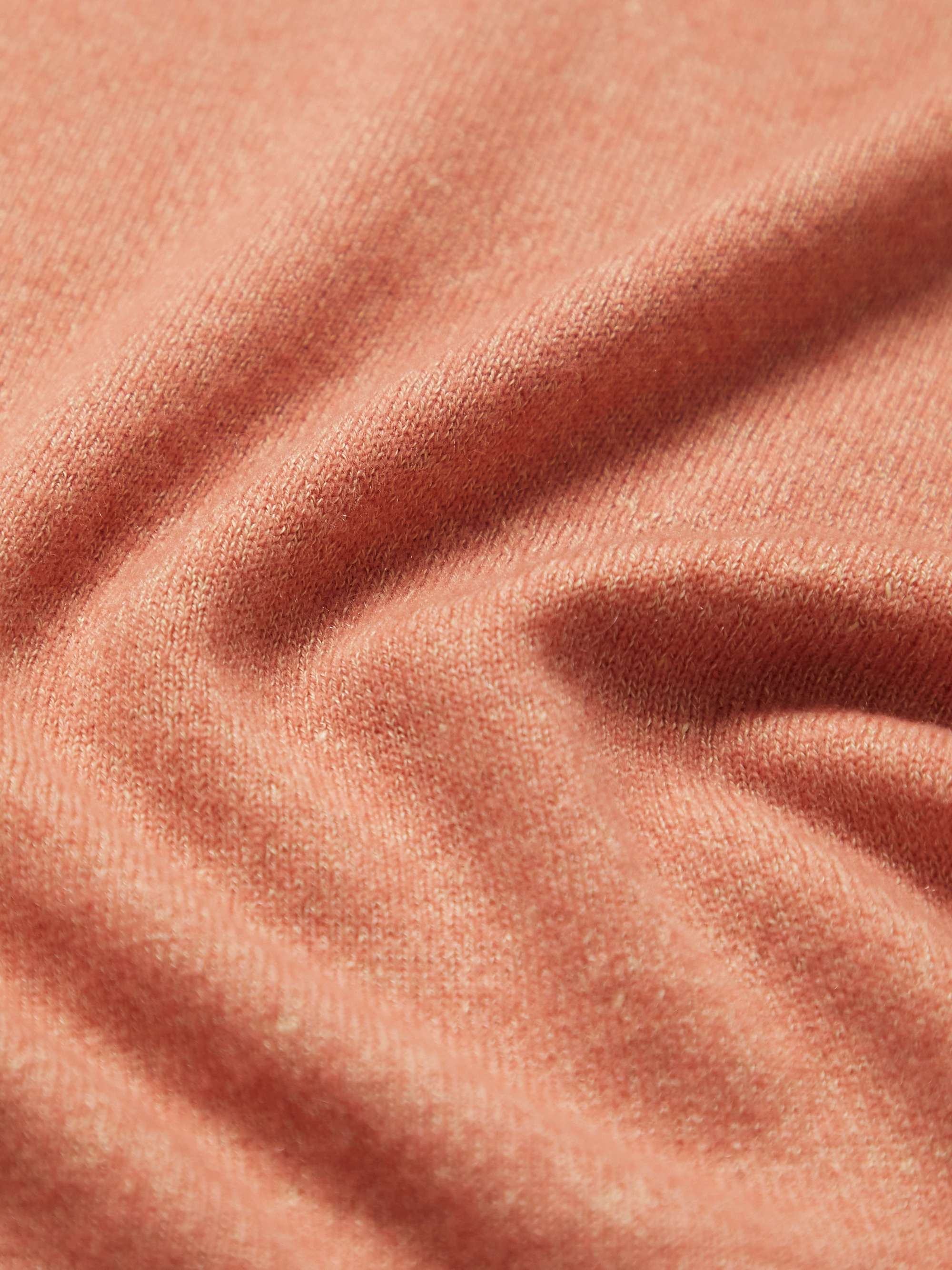 KINGSMAN Striped Cotton and Cashmere-Blend Jersey Sweatshirt