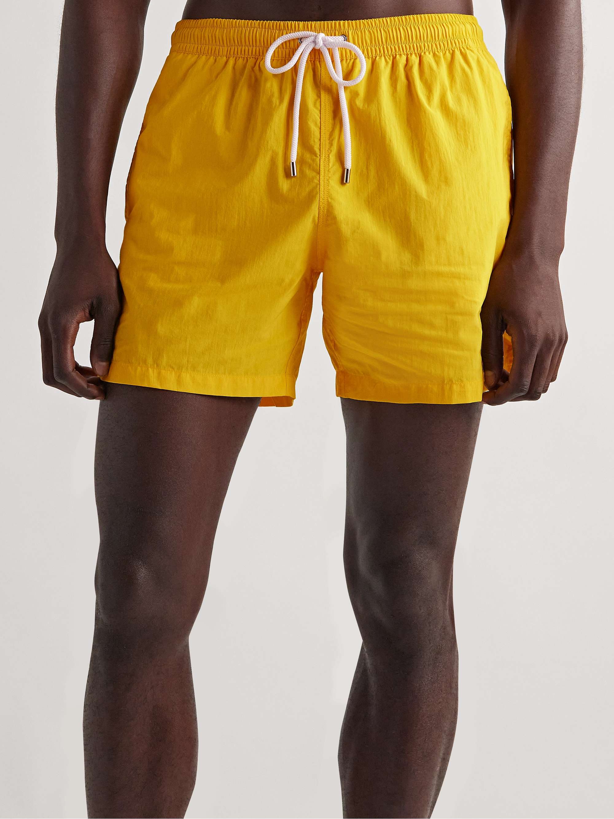 KINGSMAN + Drake's Slim-Fit Mid-Length Swim Shorts for Men | MR PORTER
