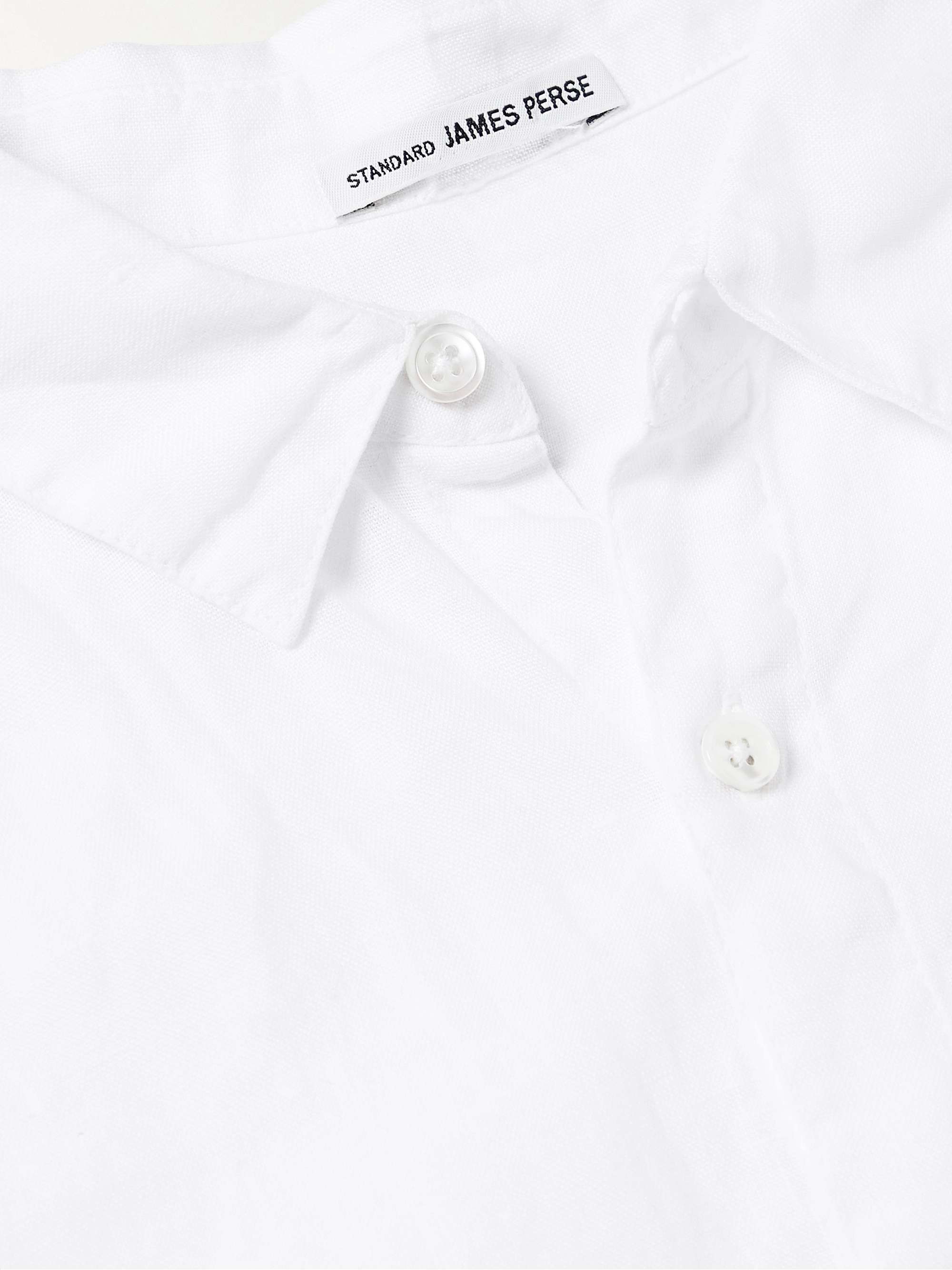 JAMES PERSE Garment-Dyed Linen Shirt