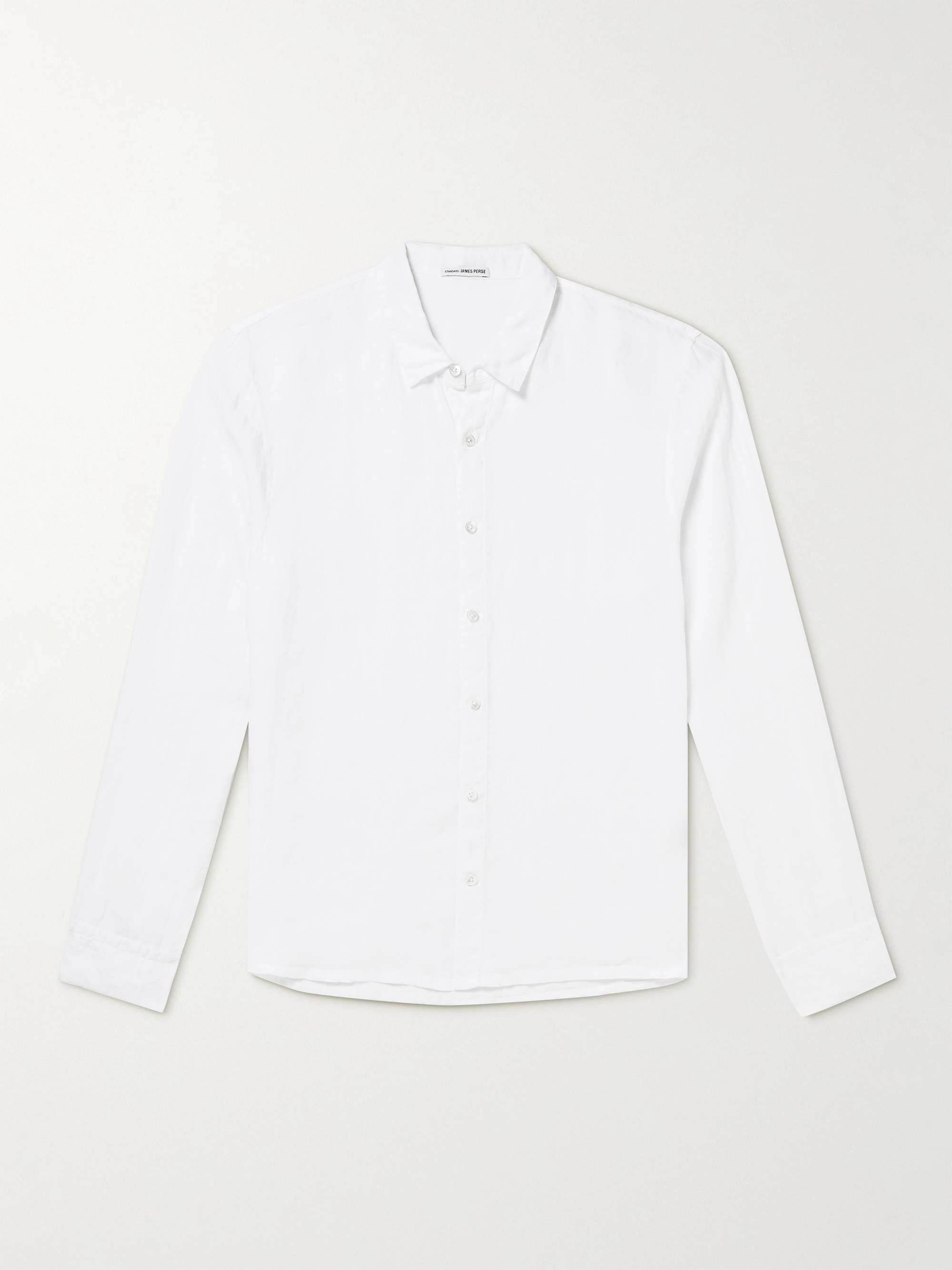 JAMES PERSE Garment-Dyed Linen Shirt