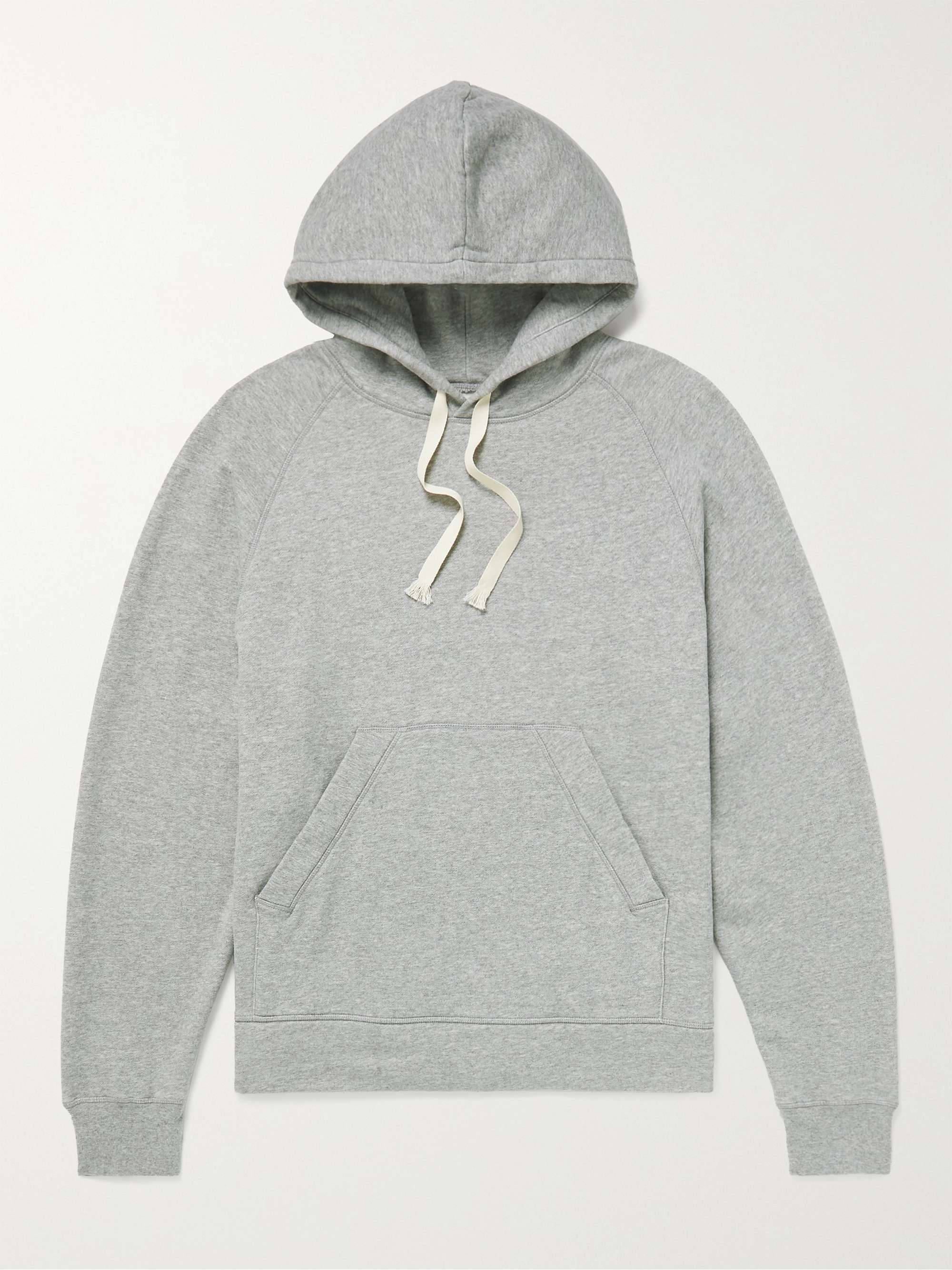 OFFICINE GÉNÉRALE Octave Fringed Cotton and Lyocell-Blend Jersey Hoodie ...