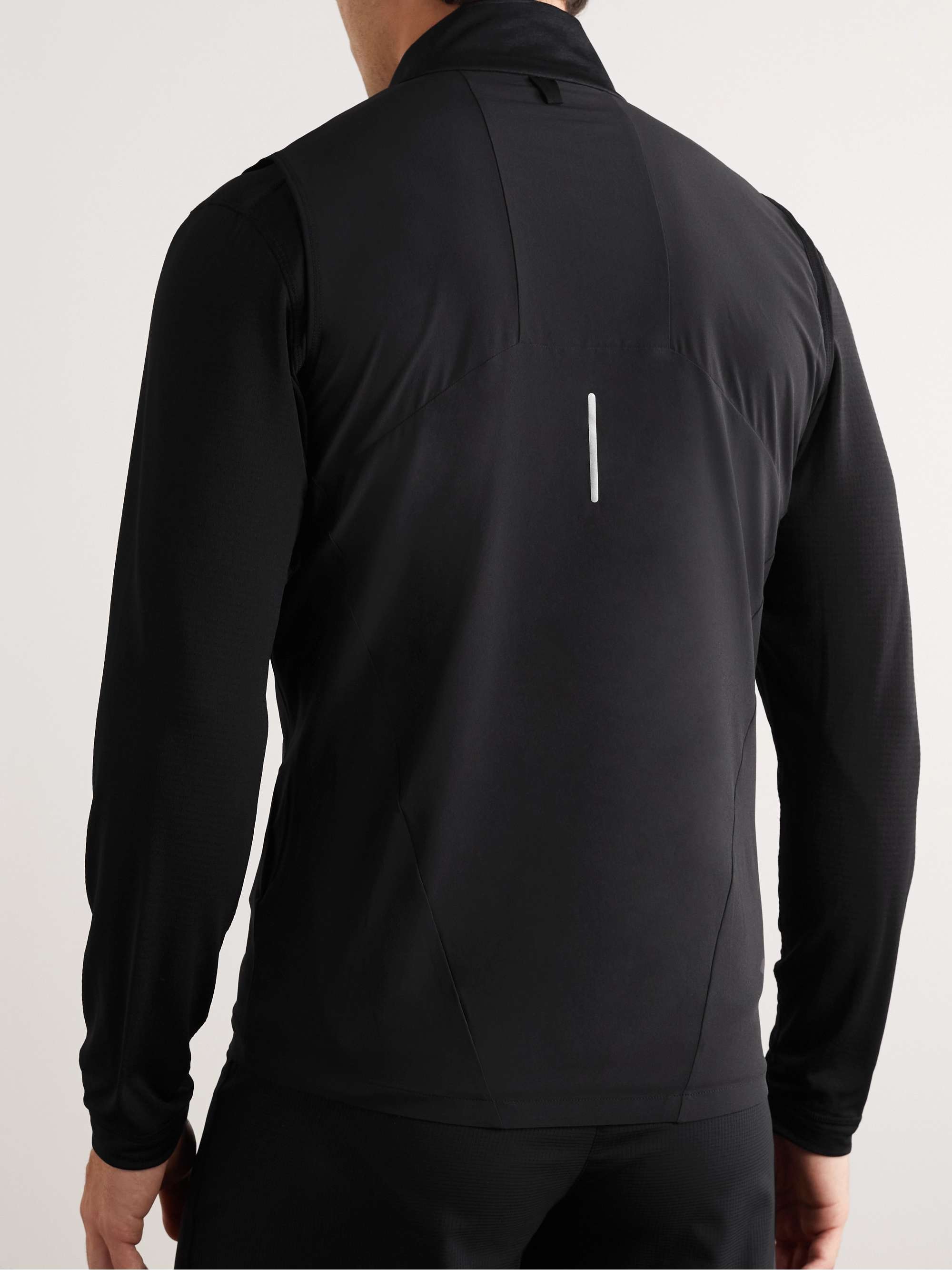 ASICS Lite-Show Logo-Print Recycled-Shell Gilet