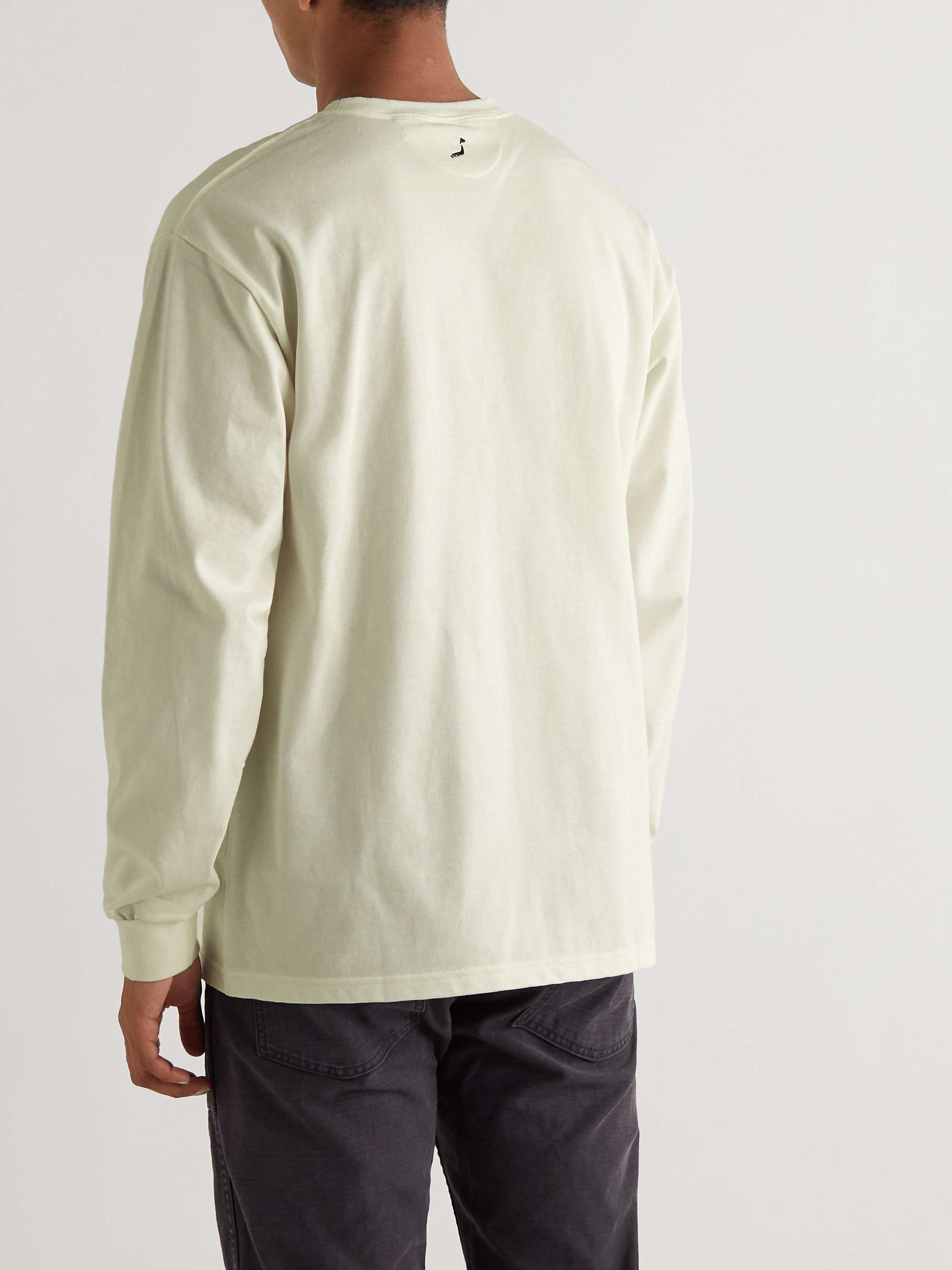 ORSLOW Logo-Embroidered Cotton-Jersey T-Shirt