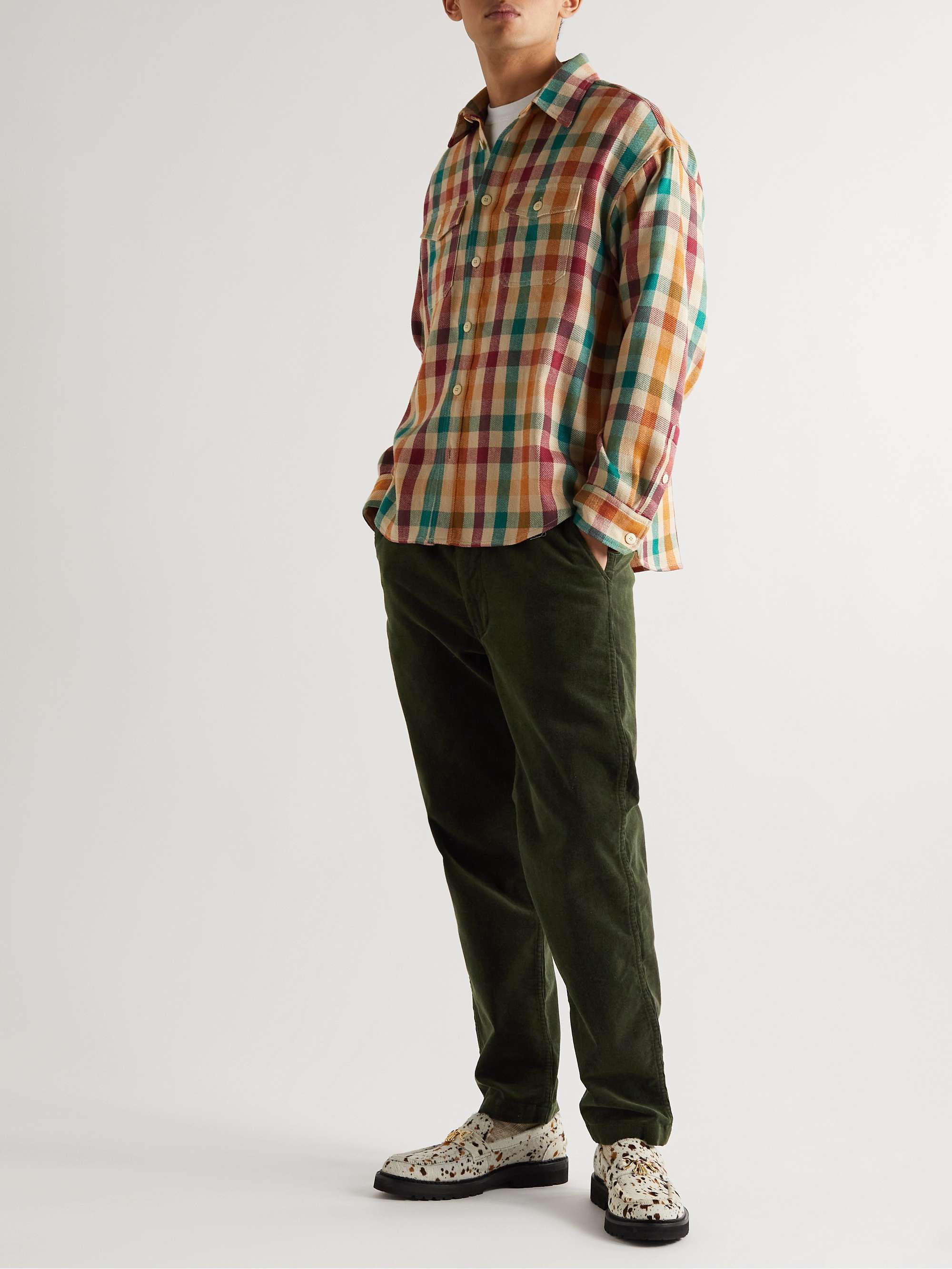 ORSLOW New Yorker Straight Leg Cotton-Ripstop Trousers