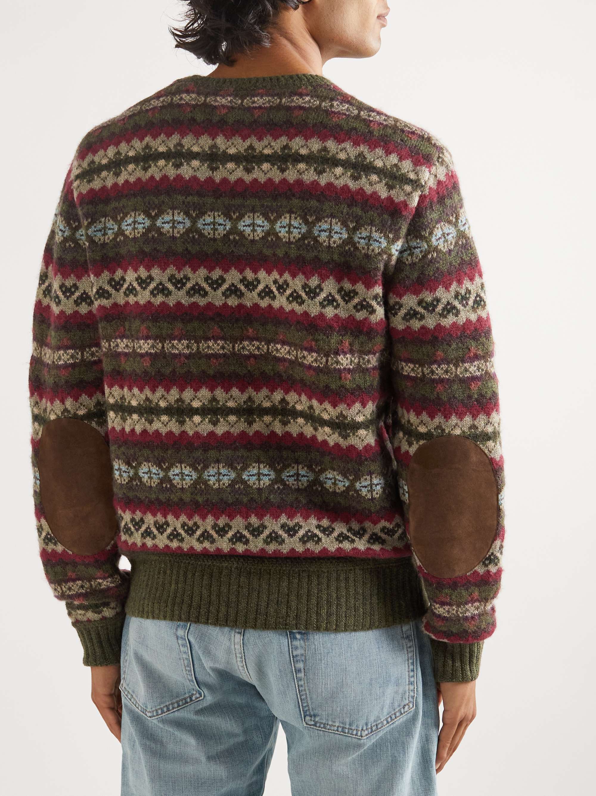 RRL Fair Isle Wool and Alpaca-Blend Sweater