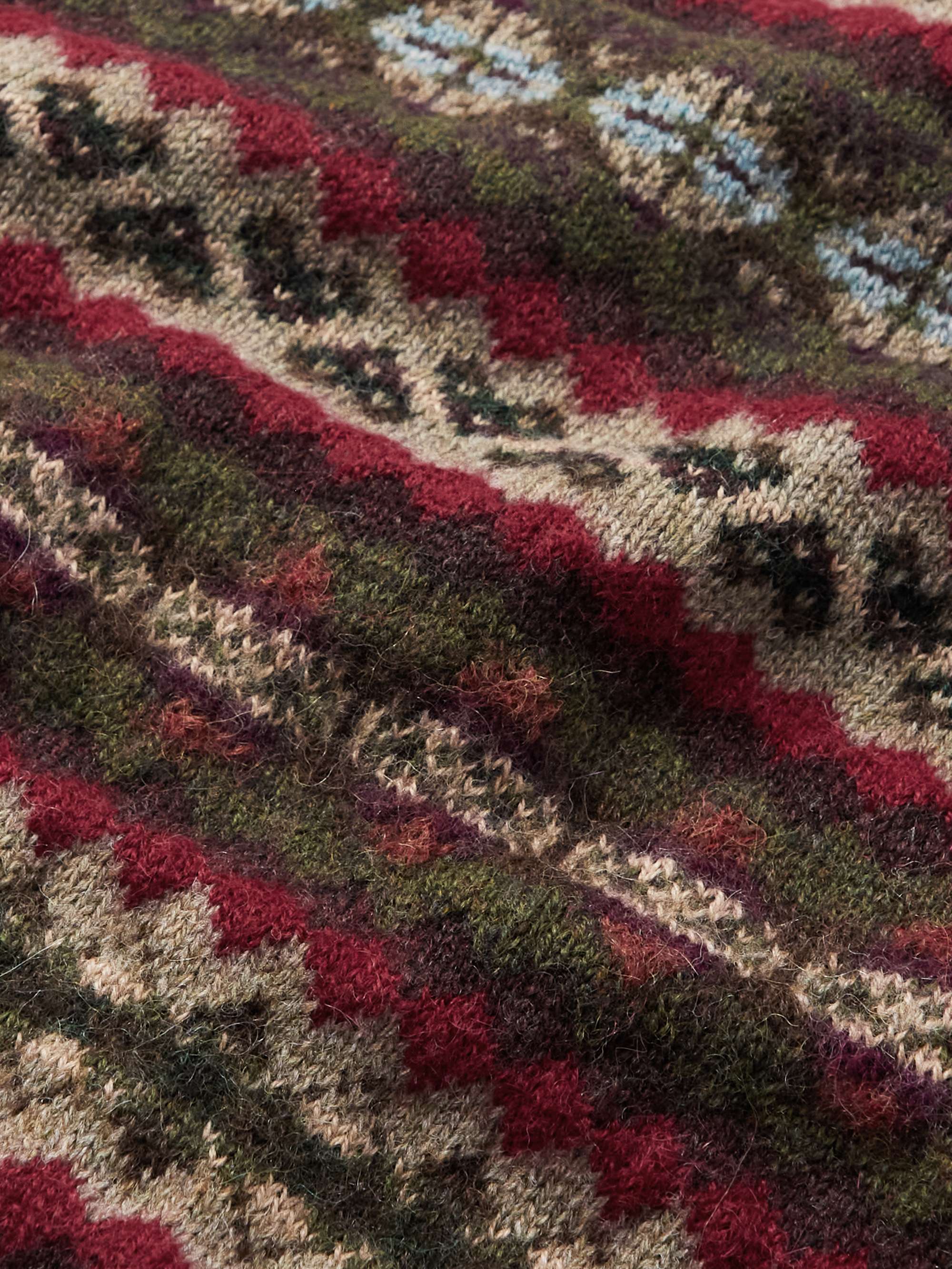 RRL Fair Isle Wool and Alpaca-Blend Sweater