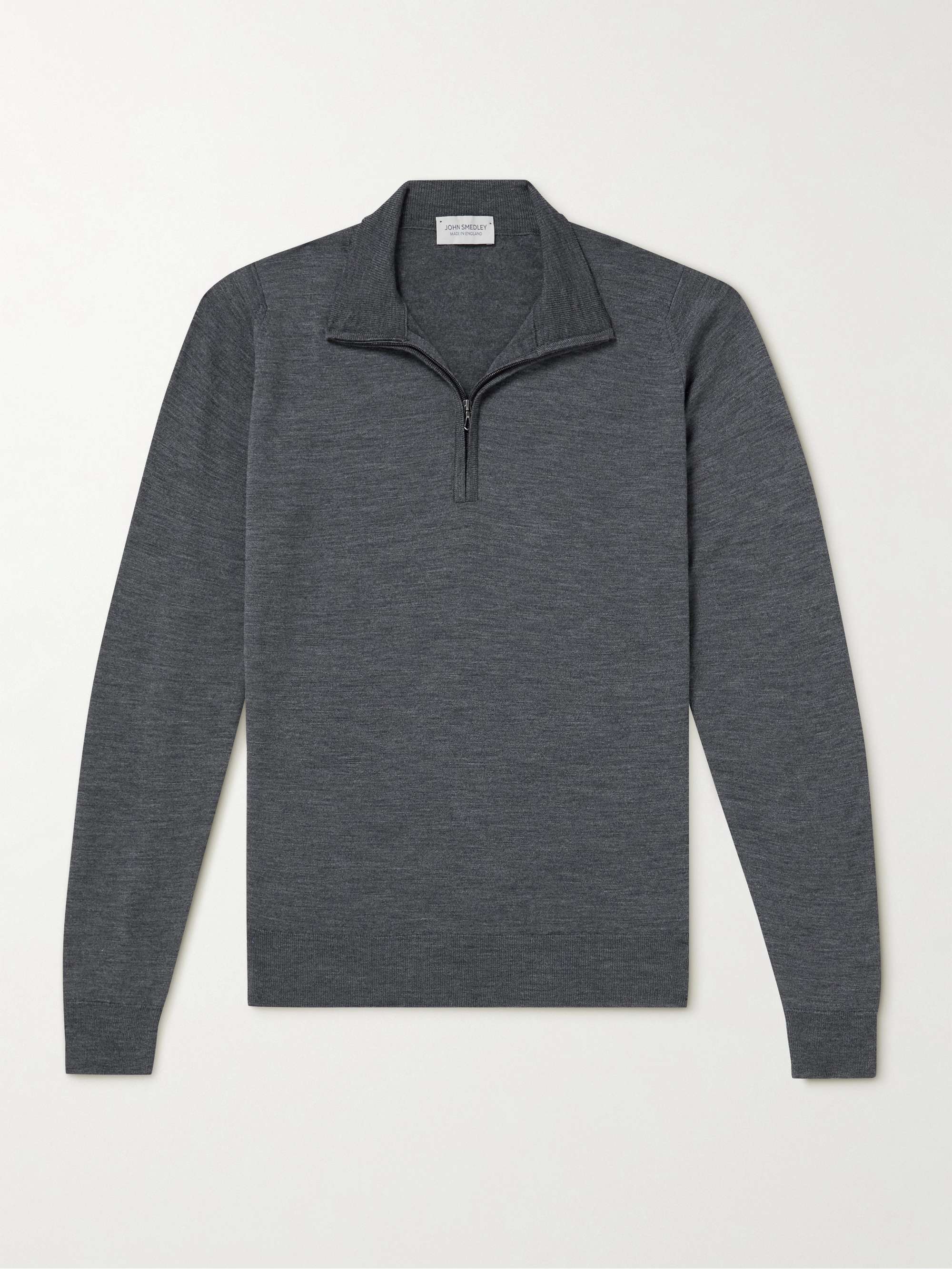 JOHN SMEDLEY Barrow Merino Wool Half-Zip Sweater for Men | MR PORTER