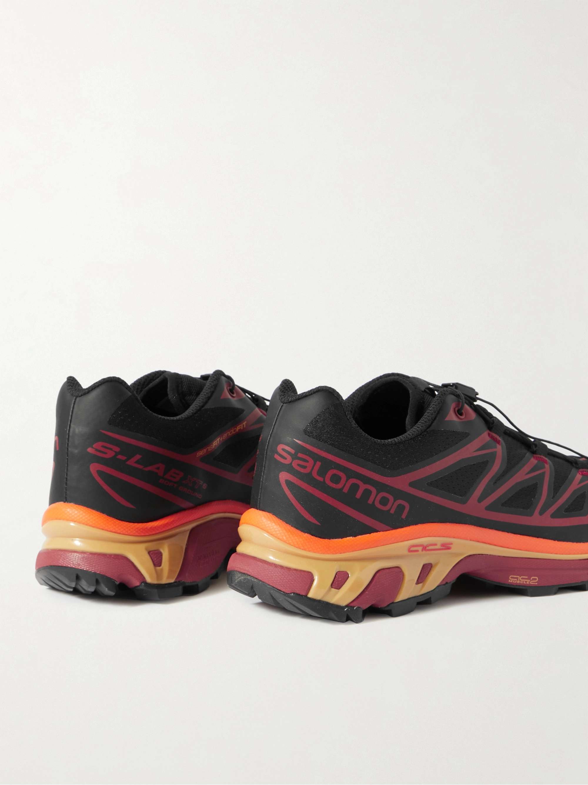 SALOMON XT-6 Rubber-Trimmed Mesh Sneakers