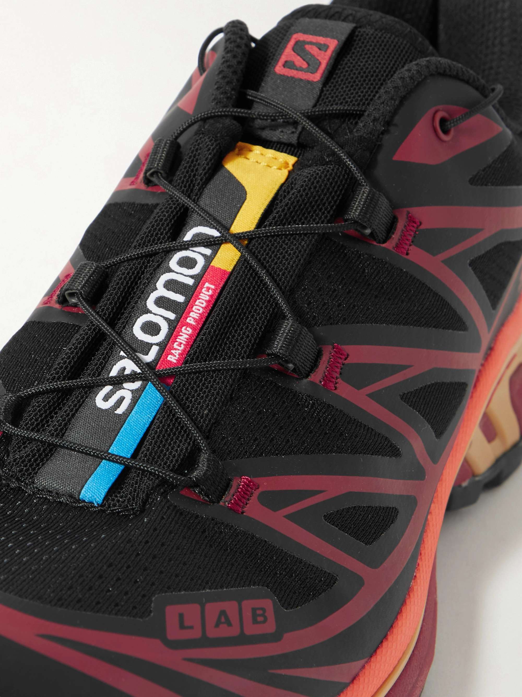SALOMON XT-6 Rubber-Trimmed Mesh Sneakers