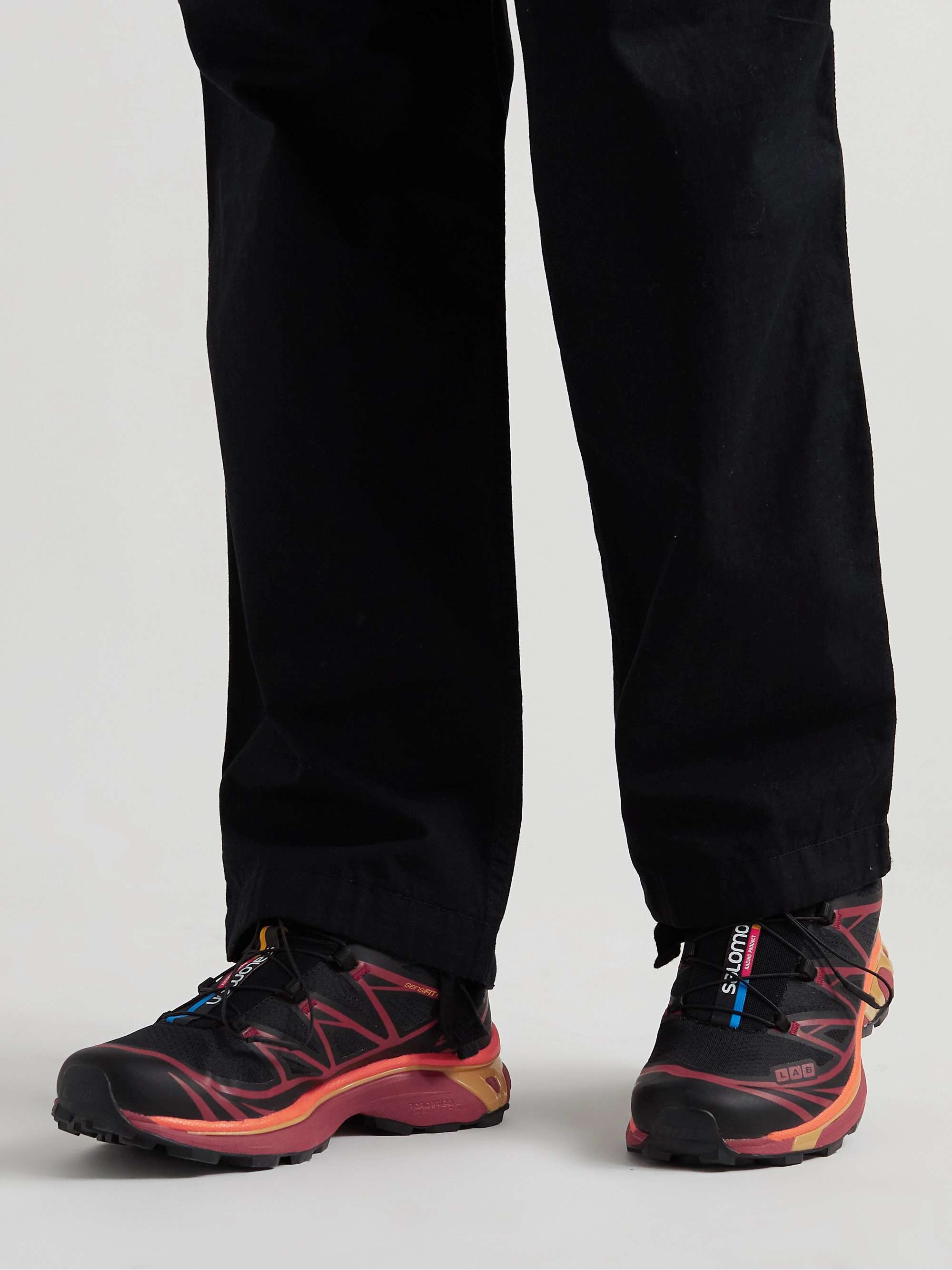 SALOMON XT-6 Rubber-Trimmed Mesh Sneakers