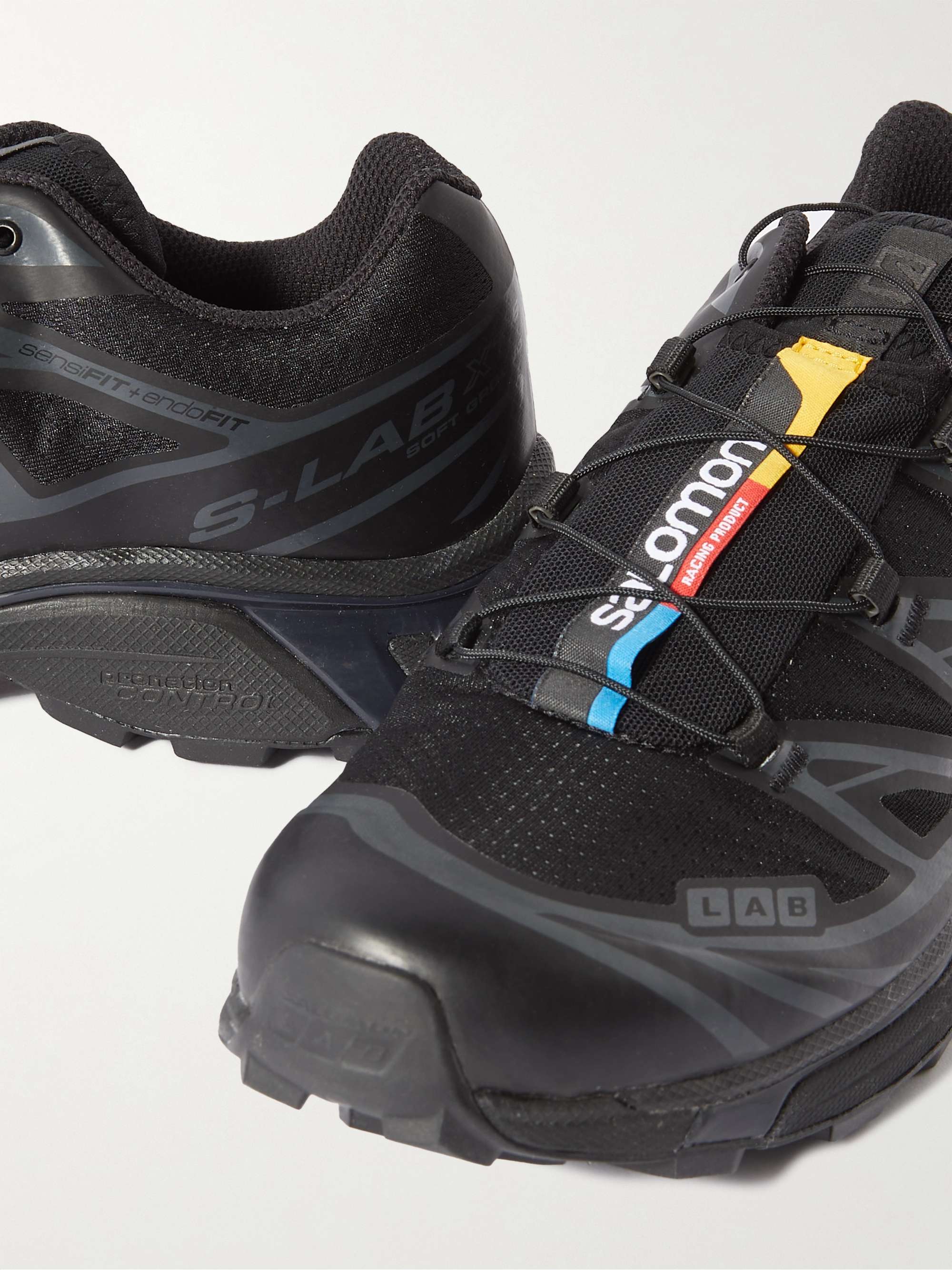 SALOMON XT-6 Rubber-Trimmed Mesh Sneakers