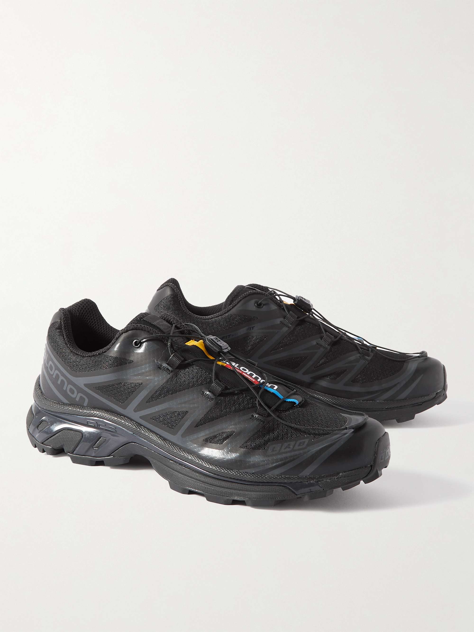 SALOMON XT-6 Rubber-Trimmed Mesh Sneakers