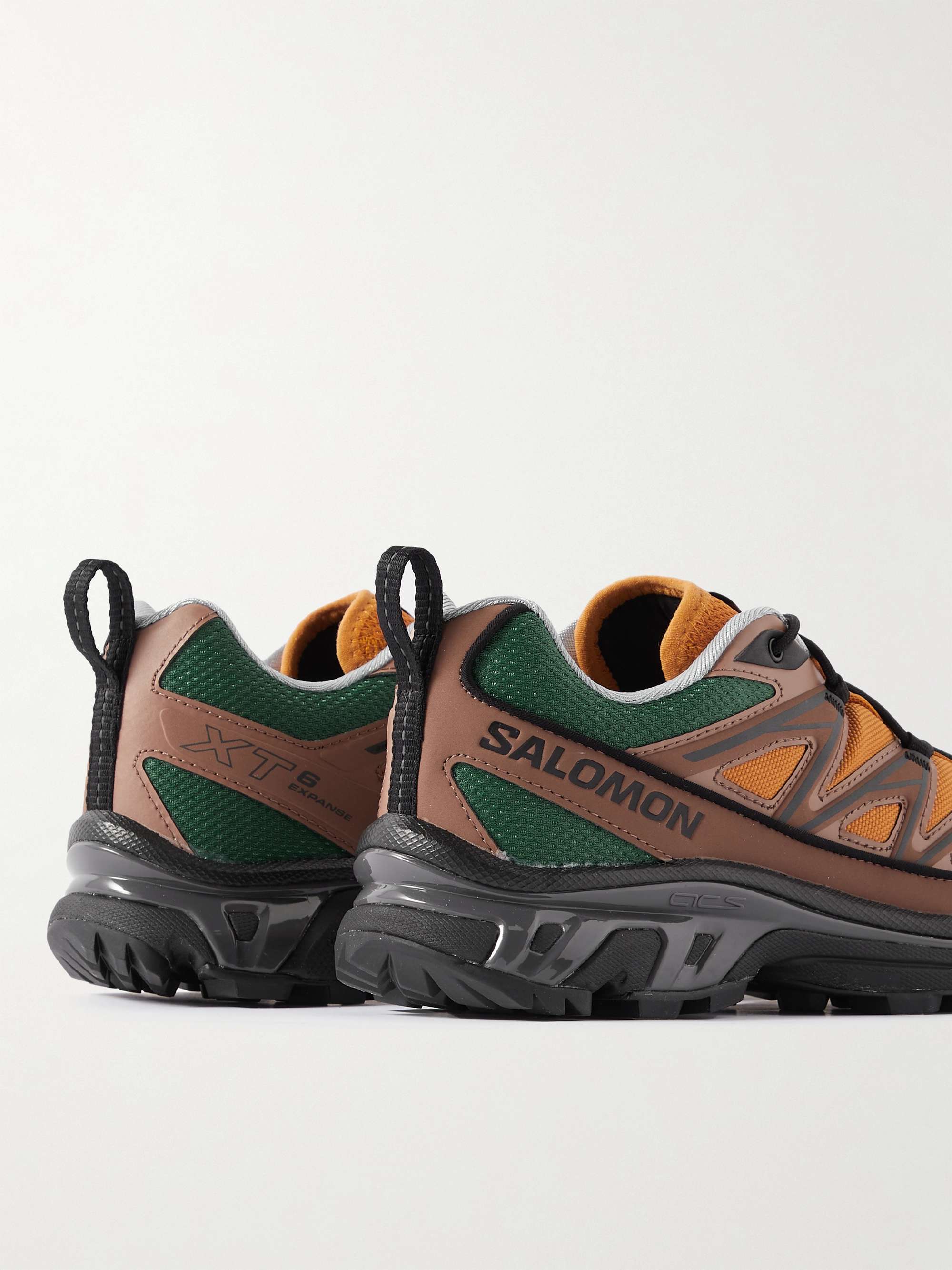 SALOMON XT-6 Advanced Rubber-Trimmed Mesh Sneakers