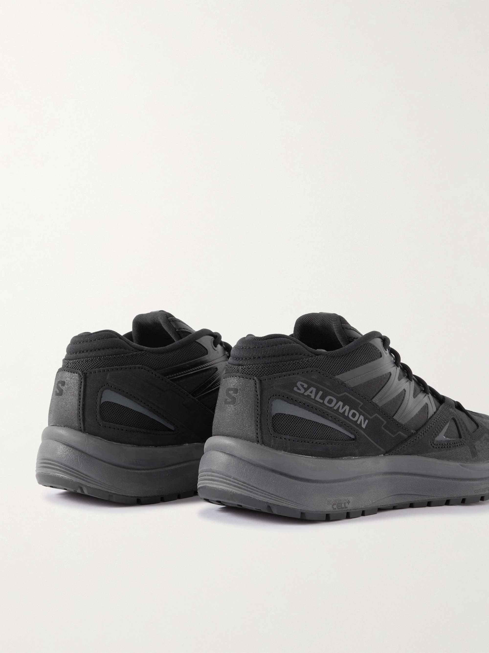 SALOMON Odyssey Advanced Suede and Mesh Hiking Shoes
