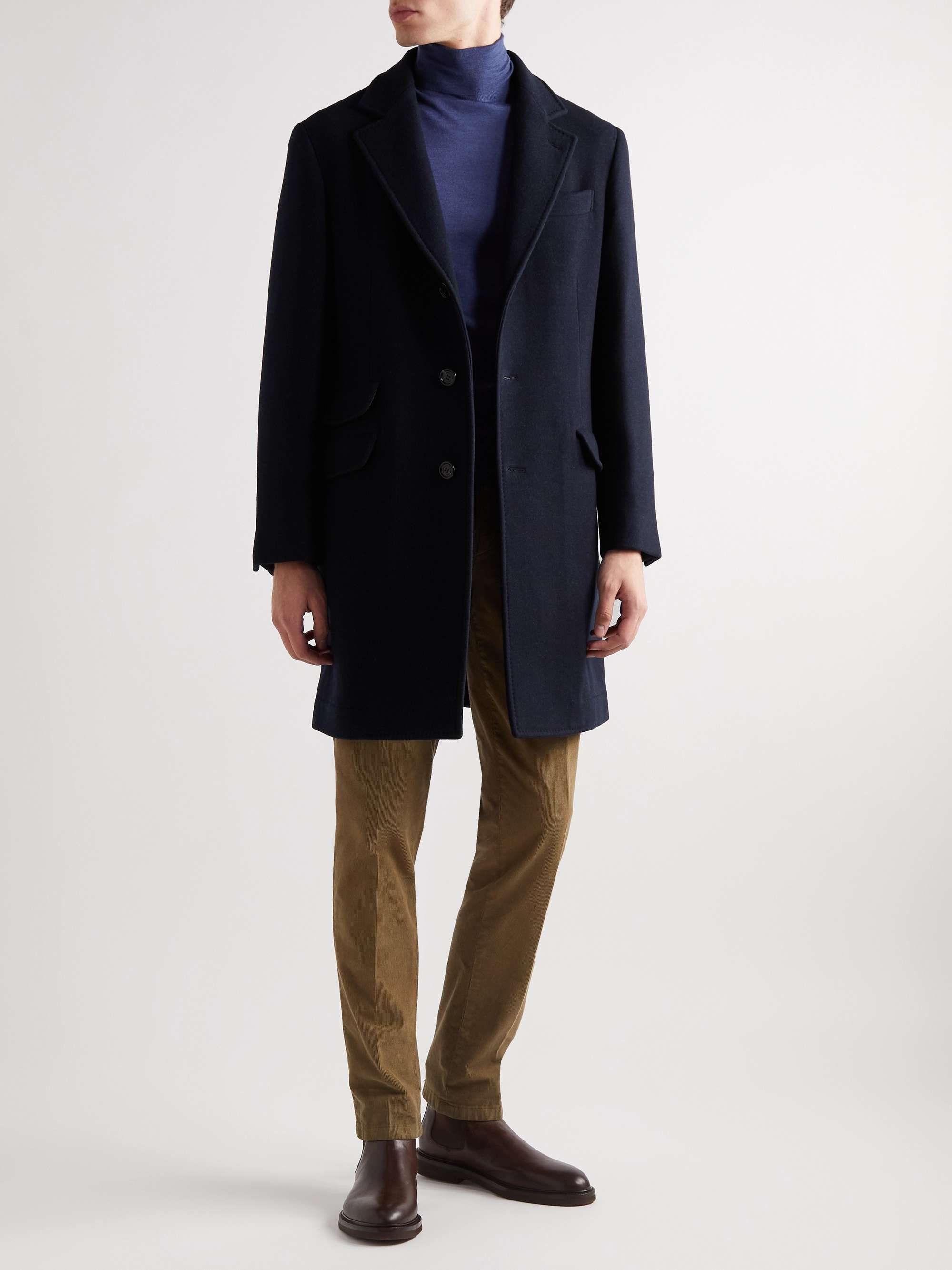 BRUNELLO CUCINELLI Virgin Wool Overcoat | PORTER