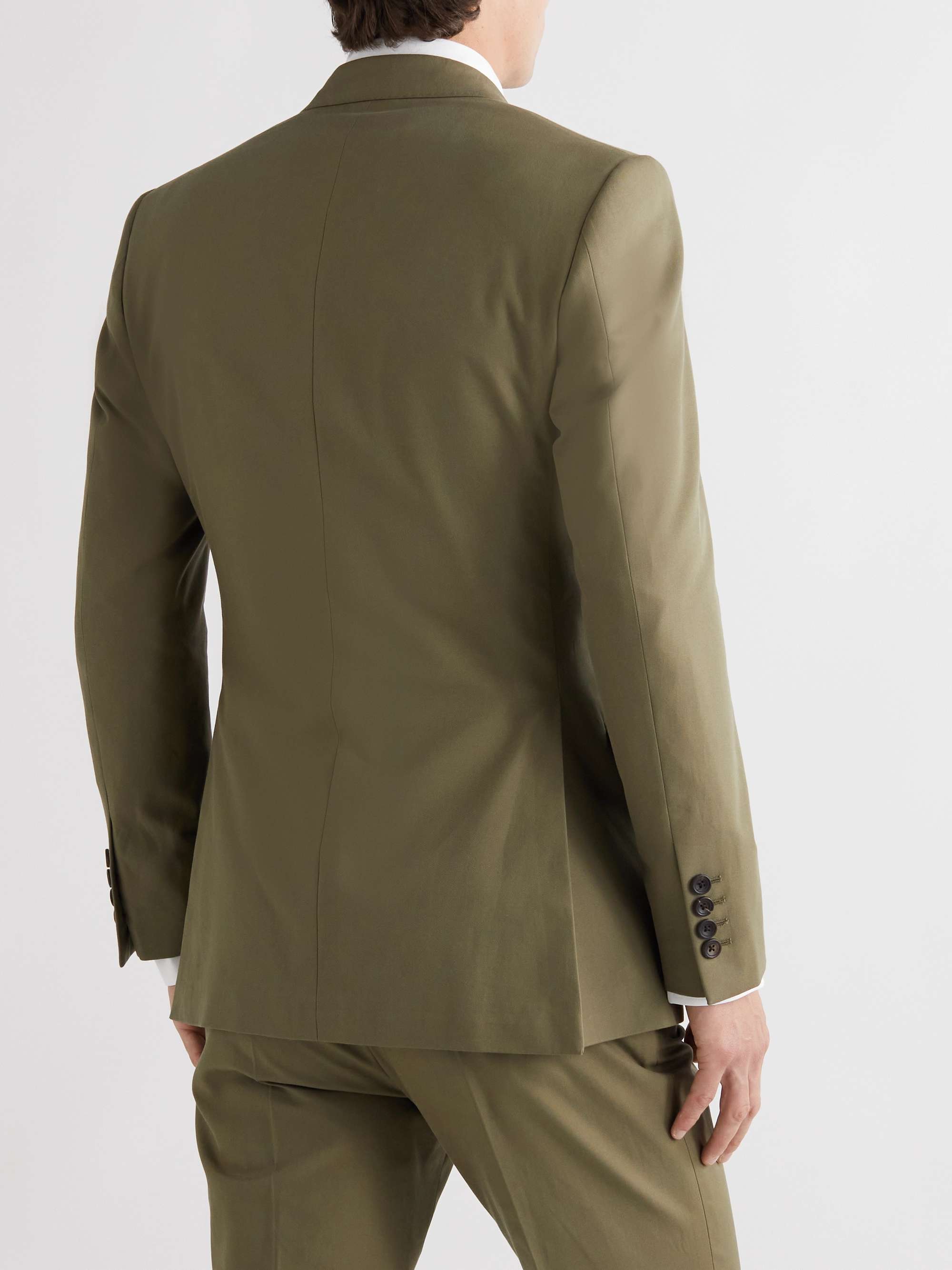 KINGSMAN Slim-Fit Cotton-Twill Suit Jacket
