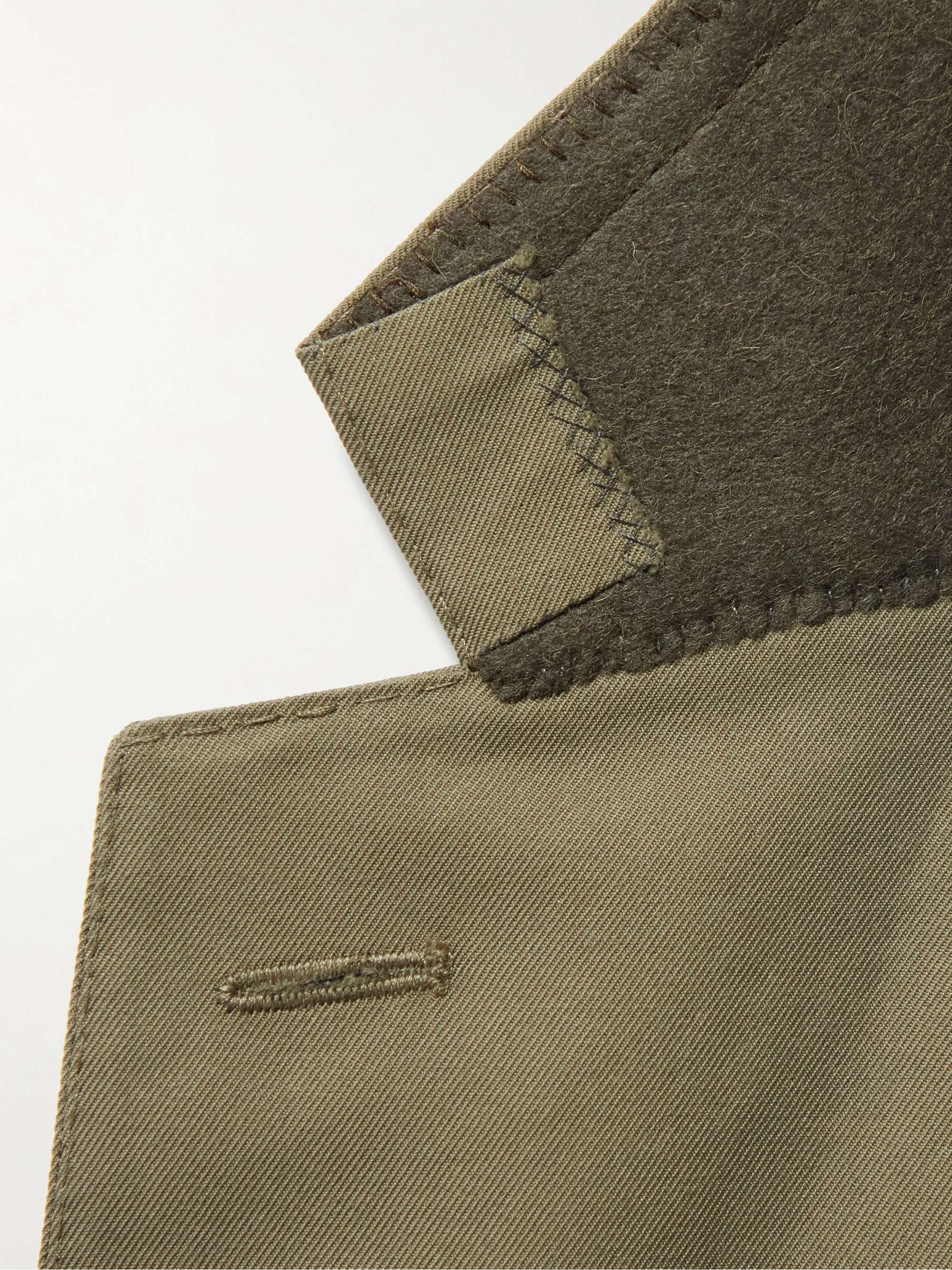 KINGSMAN Slim-Fit Cotton-Twill Suit Jacket