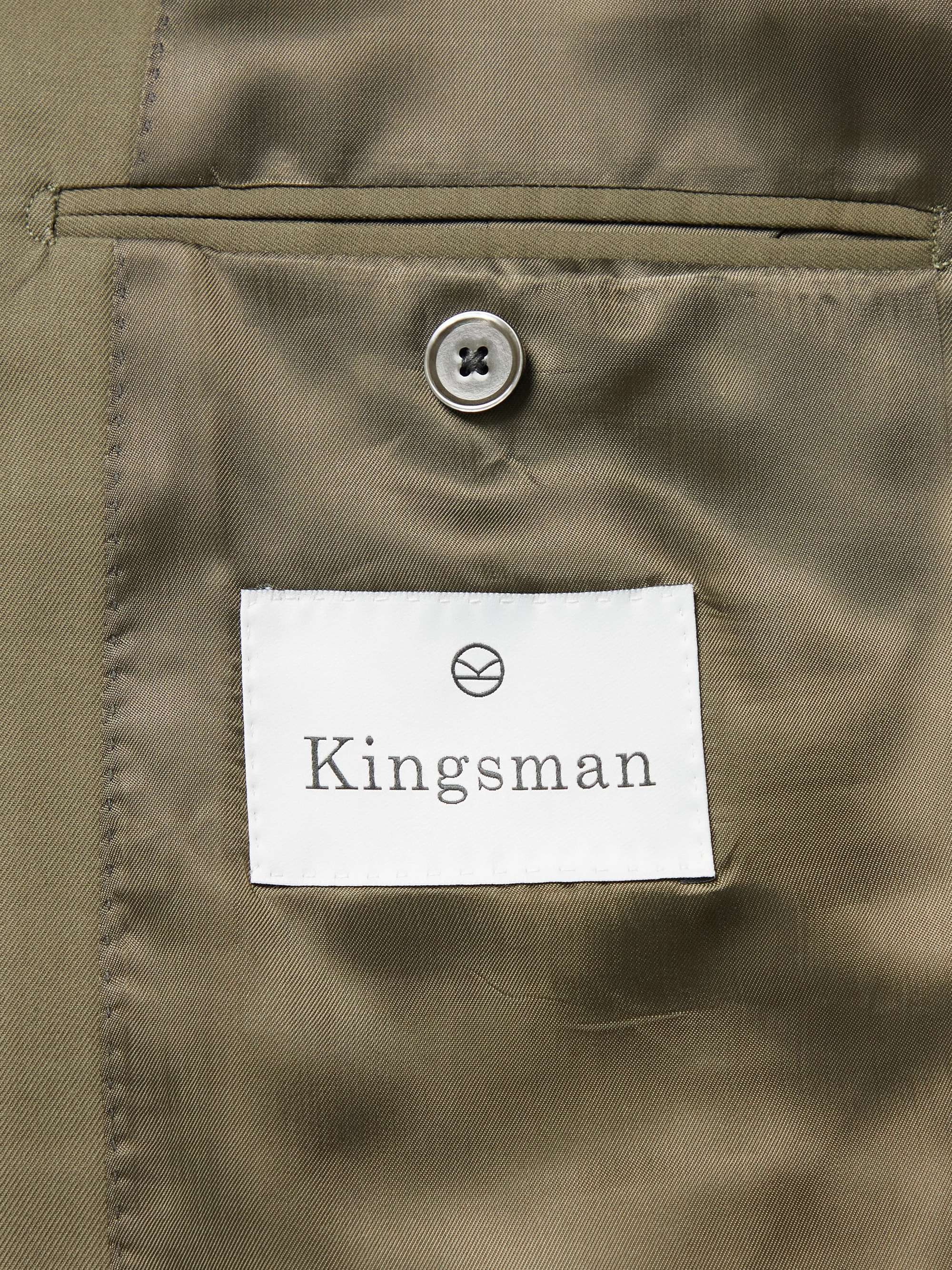 KINGSMAN Slim-Fit Cotton-Twill Suit Jacket