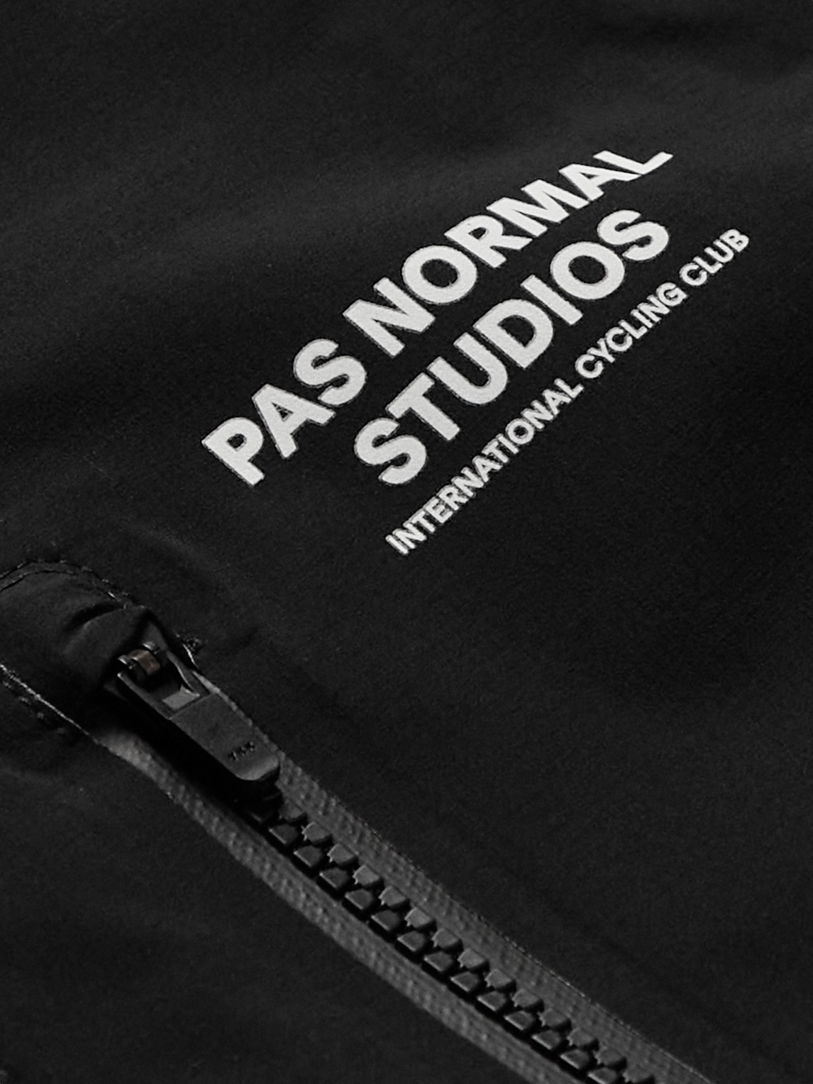 Shop Pas Normal Studios Logo-print Shell Gilet In Black