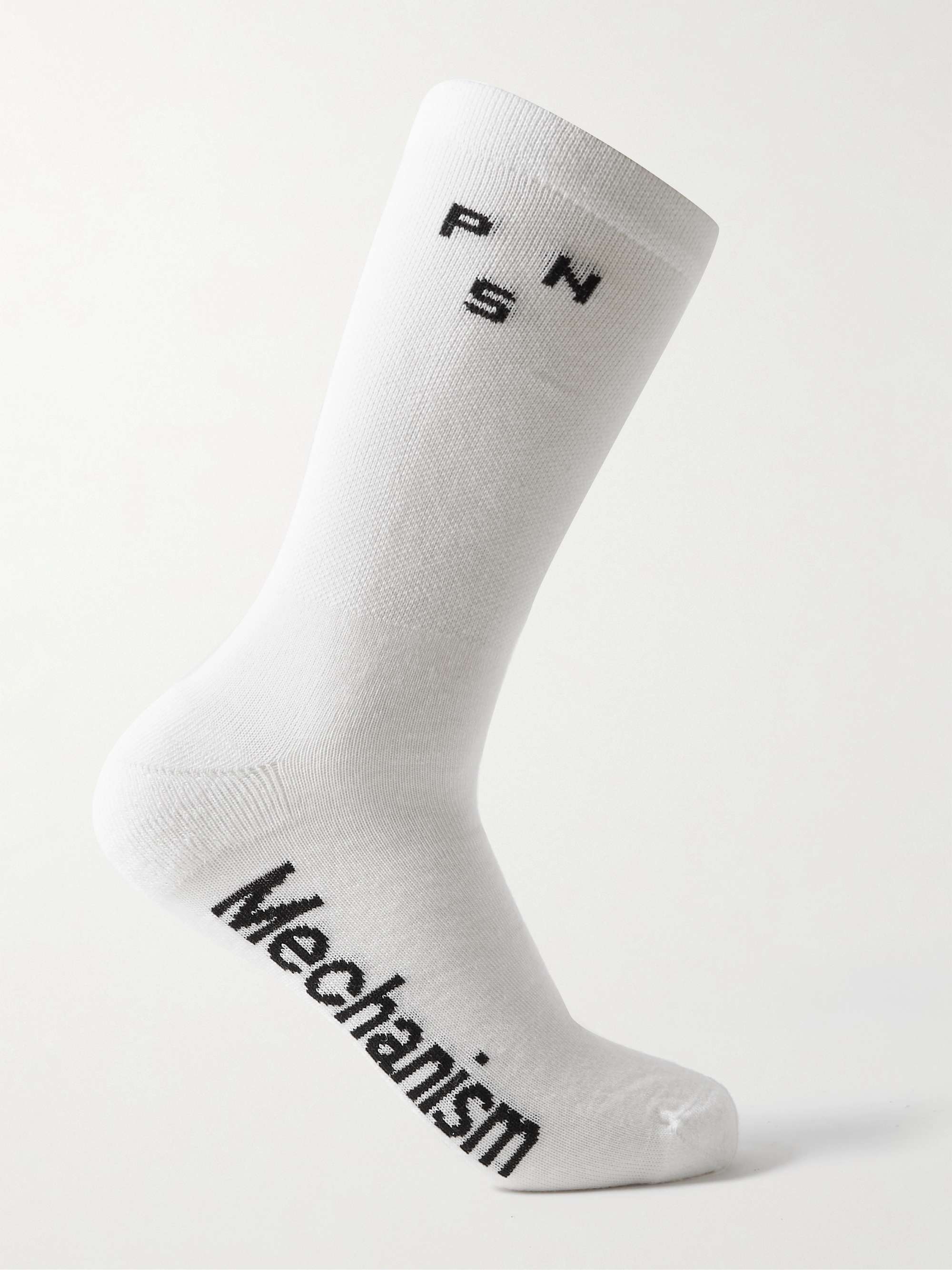 PAS NORMAL STUDIOS Mechanism Thermal Merino Wool-Blend Cycling Socks
