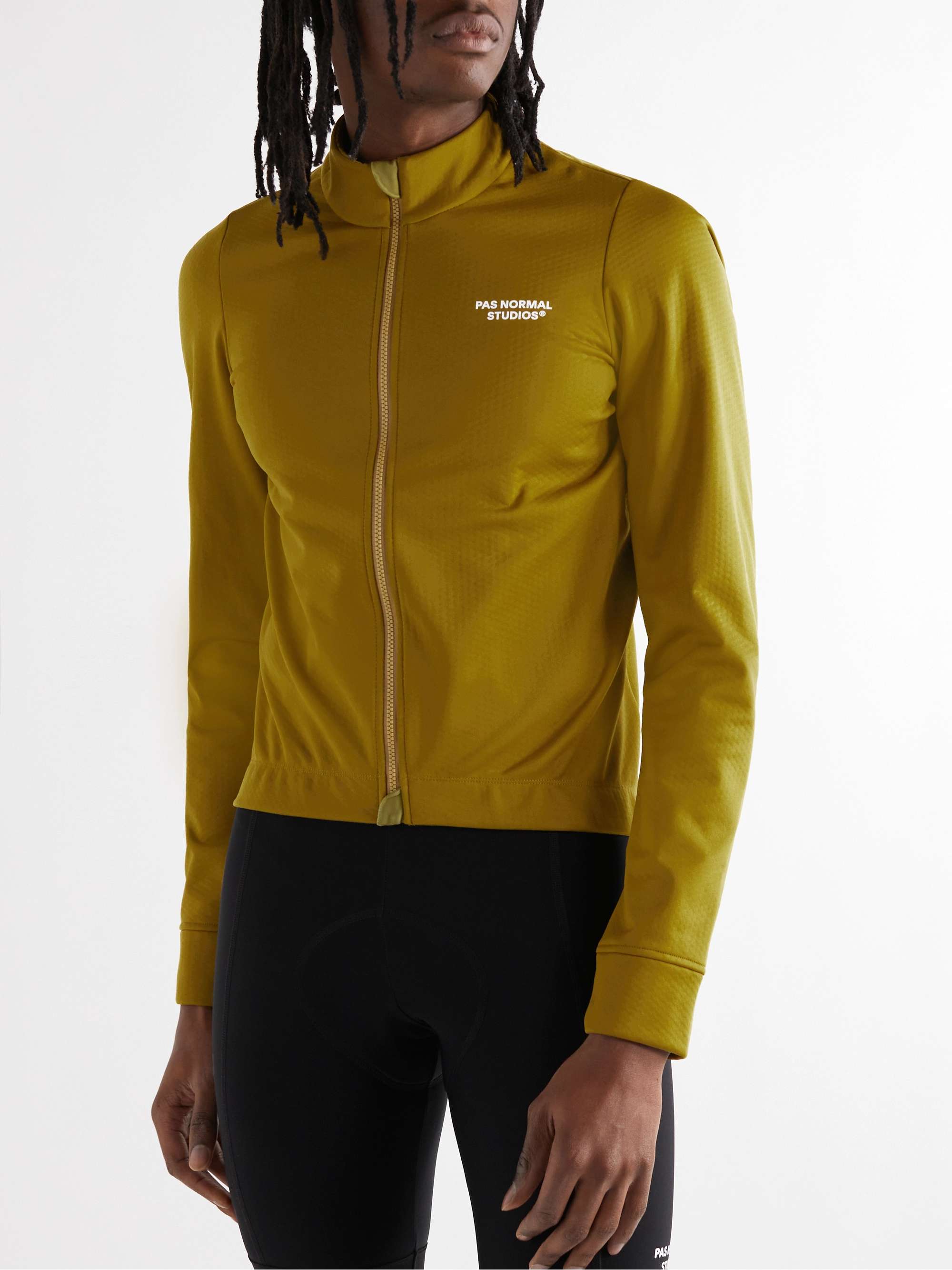 PAS NORMAL STUDIOS Essential Logo-Print Recycled Cycling Jersey
