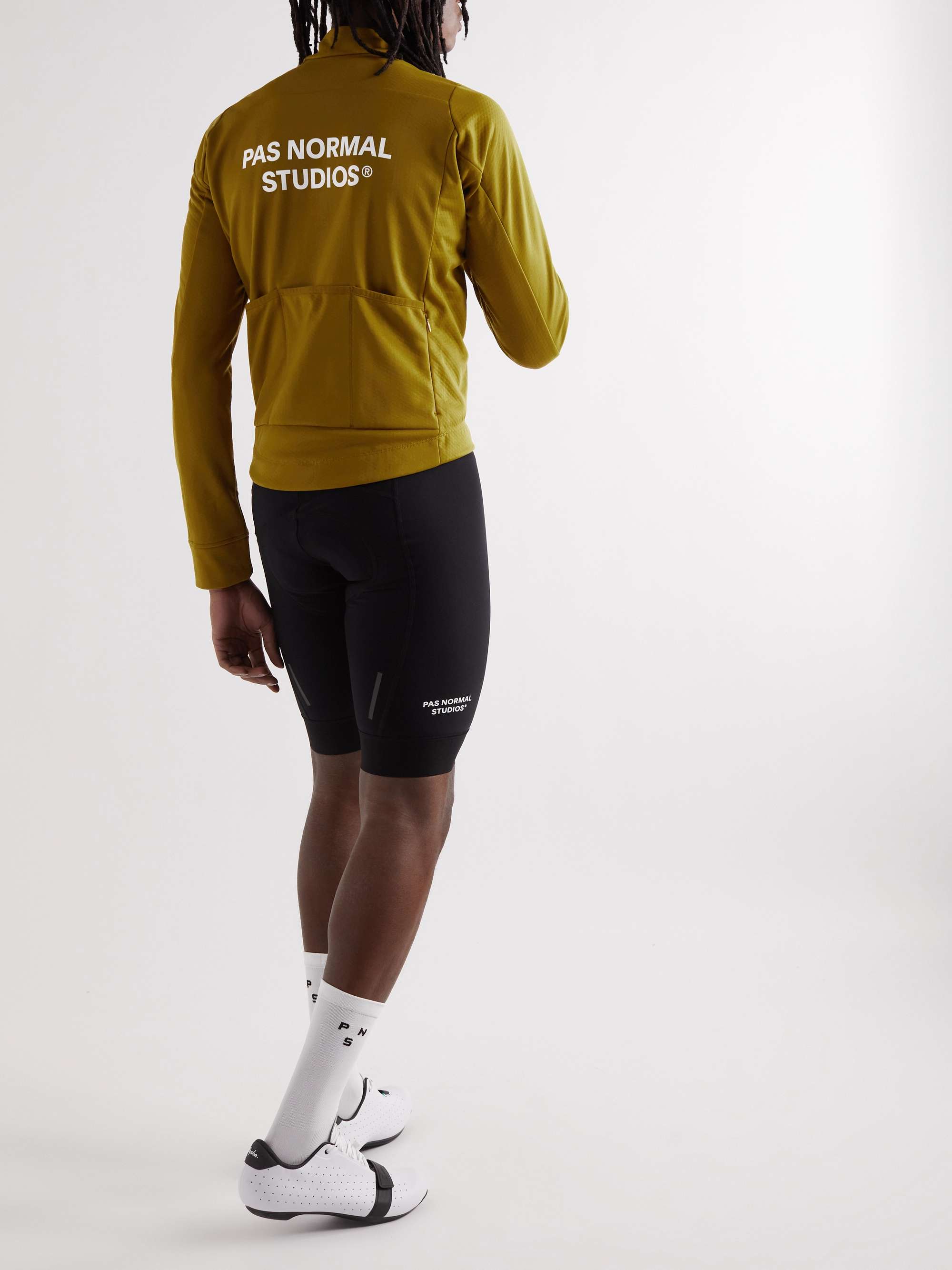 PAS NORMAL STUDIOS Essential Logo-Print Recycled Cycling Jersey