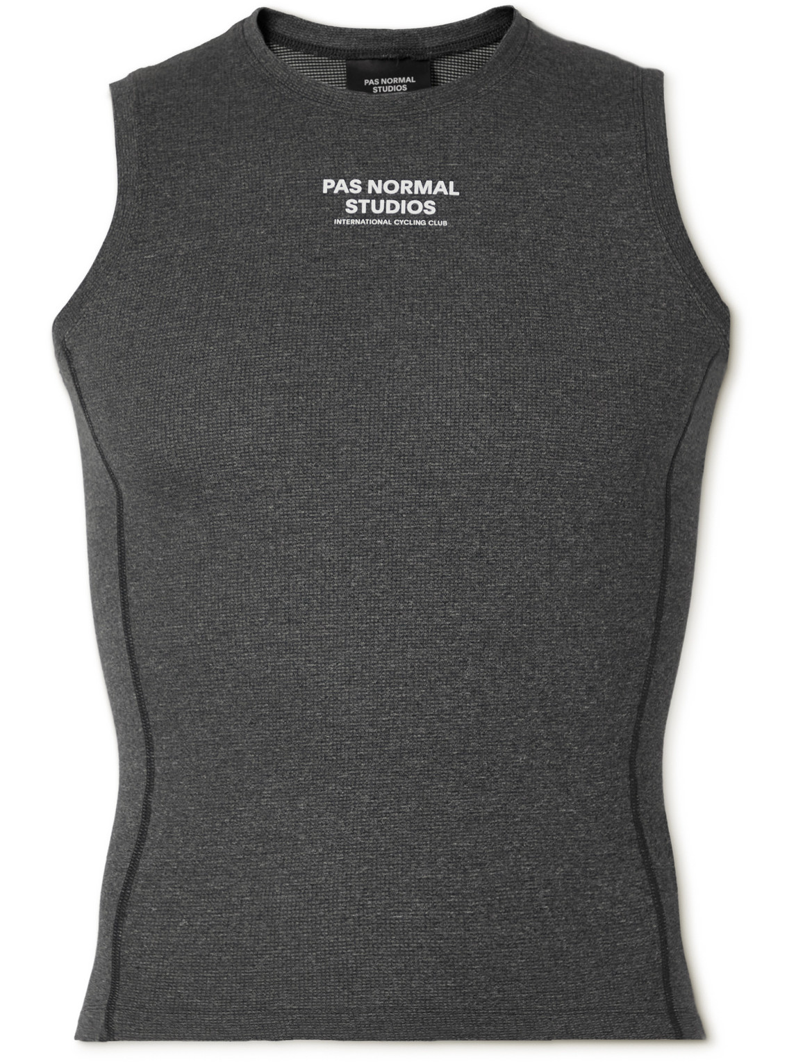 Pas Normal Studios Mid Weight Base Vest In Grey