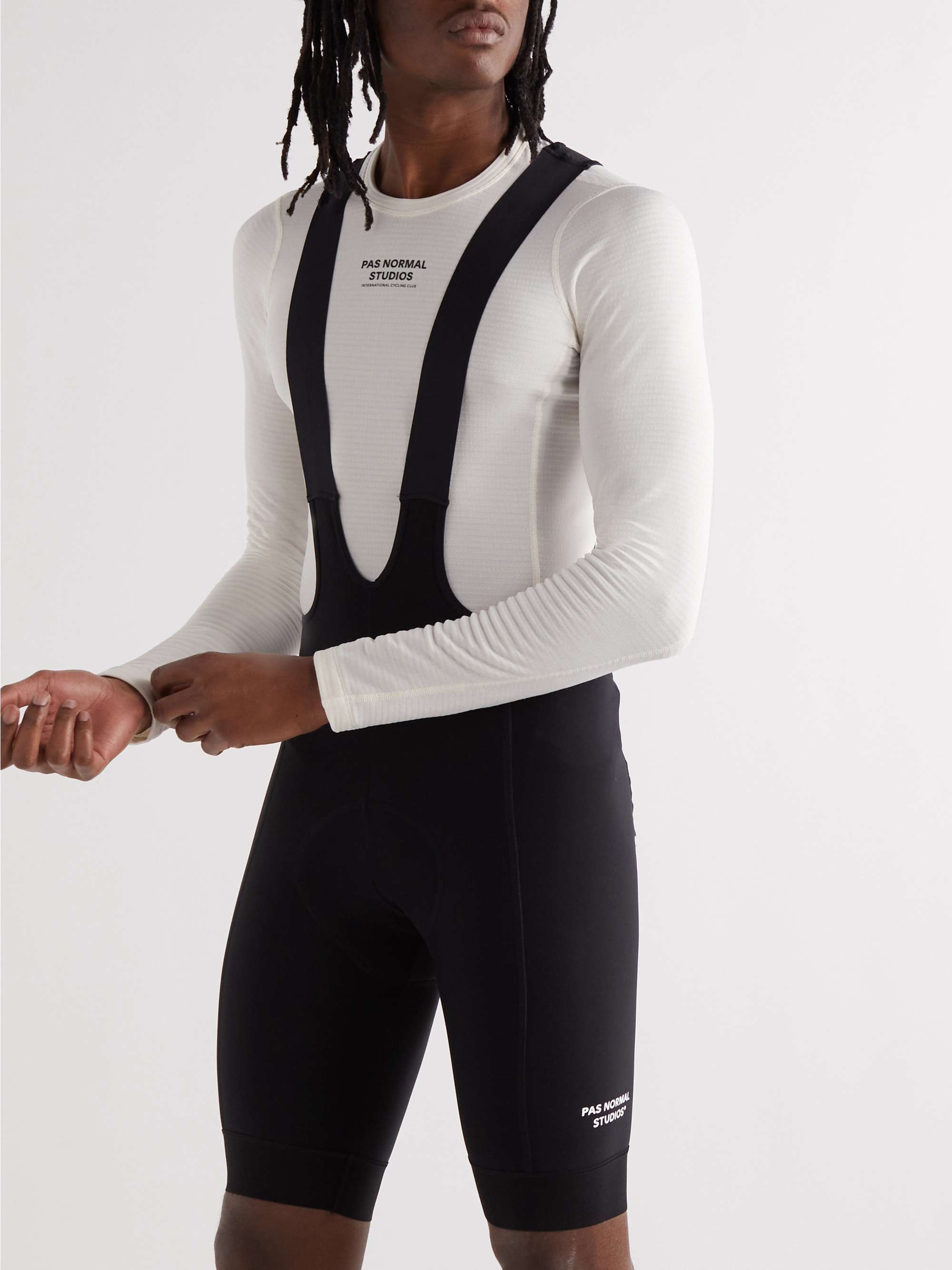 PAS NORMAL STUDIOS Logo-Print Polartec® Power Wool™ Cycling Jersey