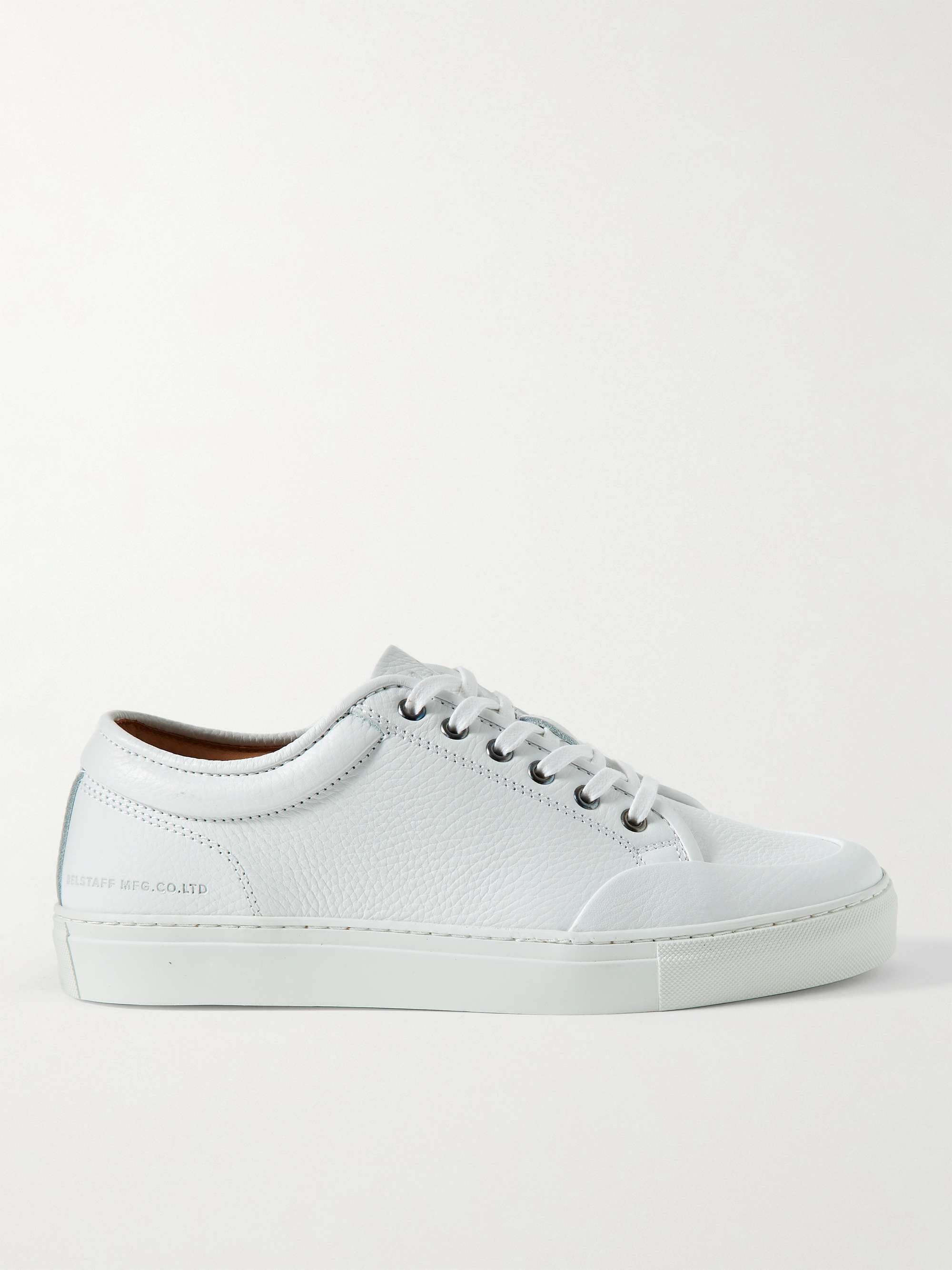 BELSTAFF Rally Suede-Trimmed Leather Sneakers