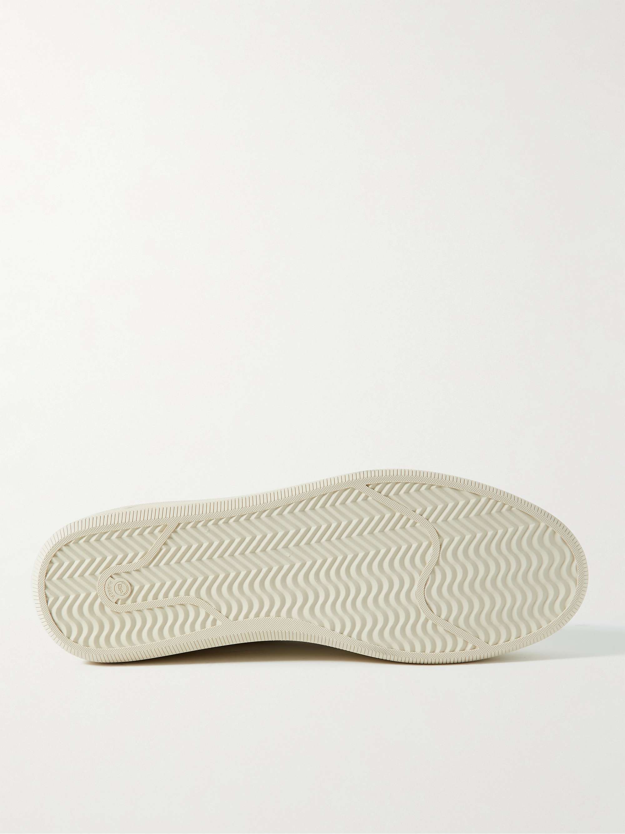 BELSTAFF Track Logo-Perforated Leather Sneakers