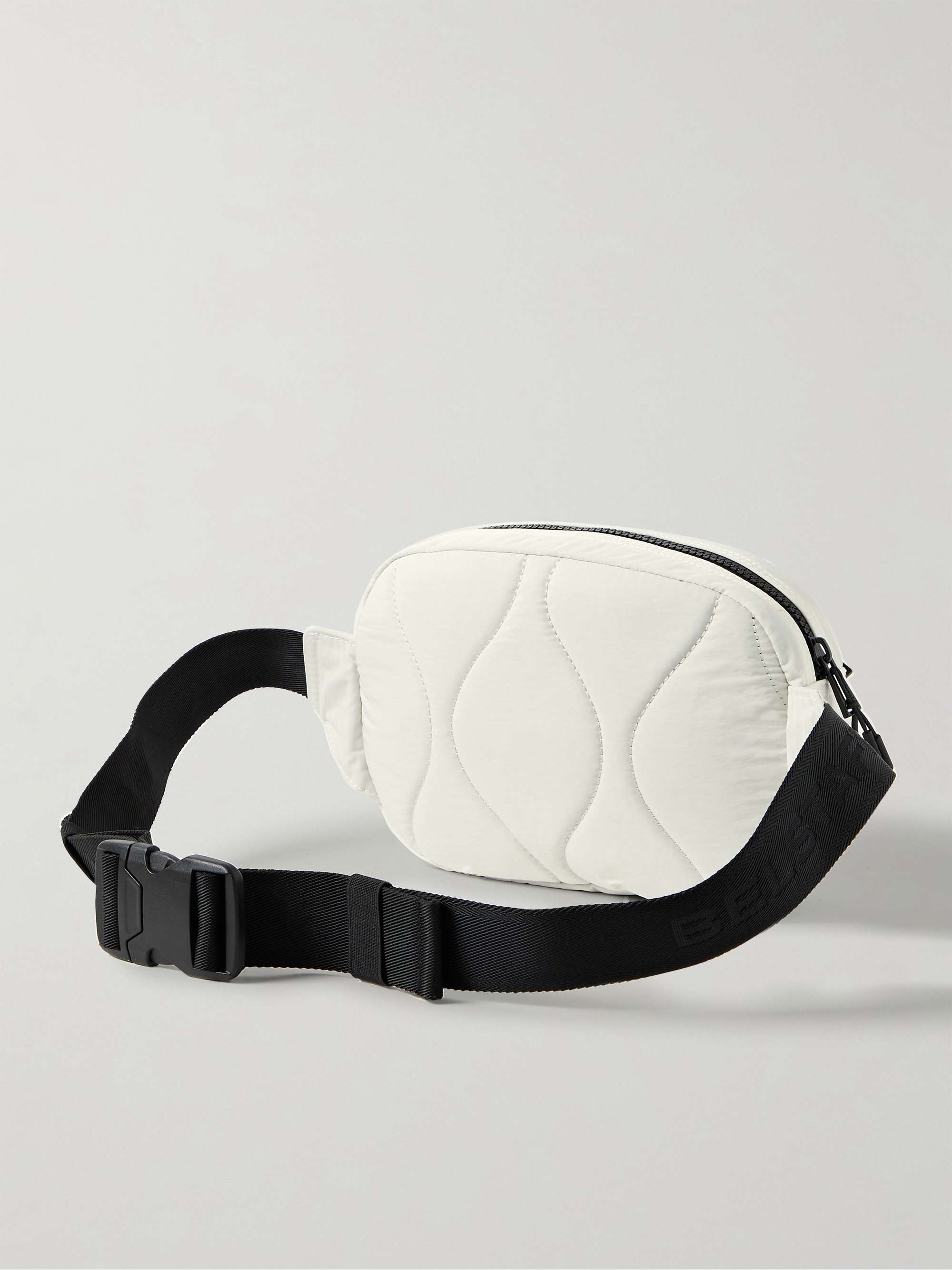 BELSTAFF Logo-Appliquéd Webbing-Trimmed Ripple Shell Belt Bag