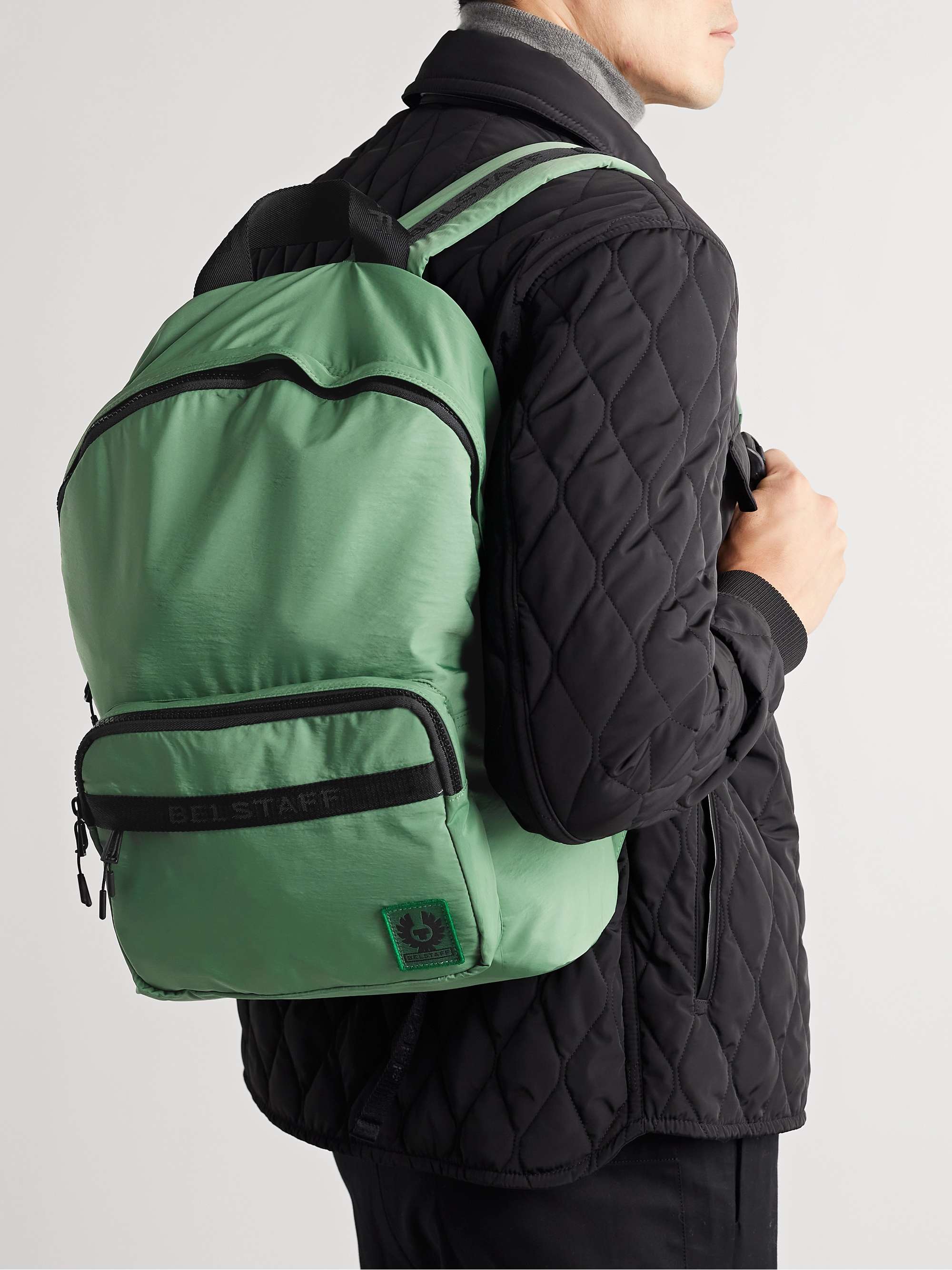 BELSTAFF Logo-Appliquéd Ripple Shell Backpack