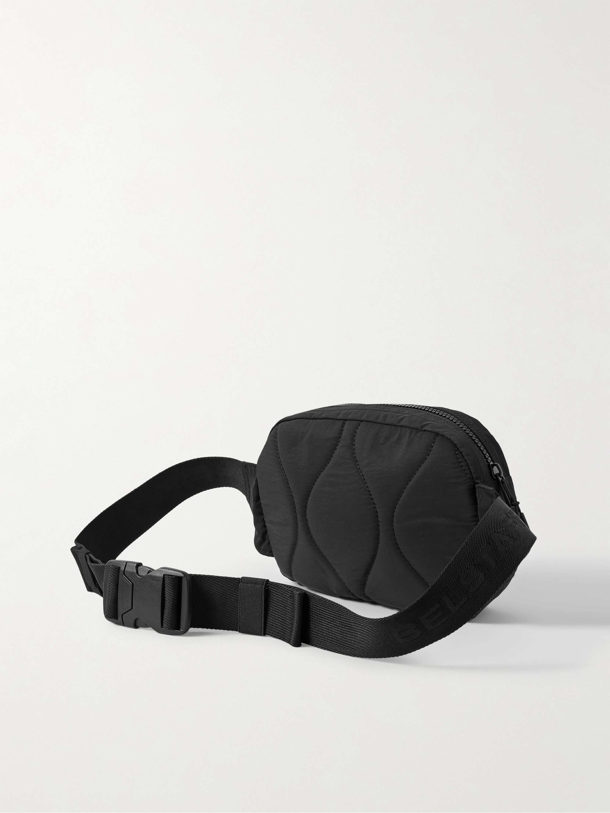 BELSTAFF Logo-Appliquéd Webbing-Trimmed Ripple Shell Belt Bag