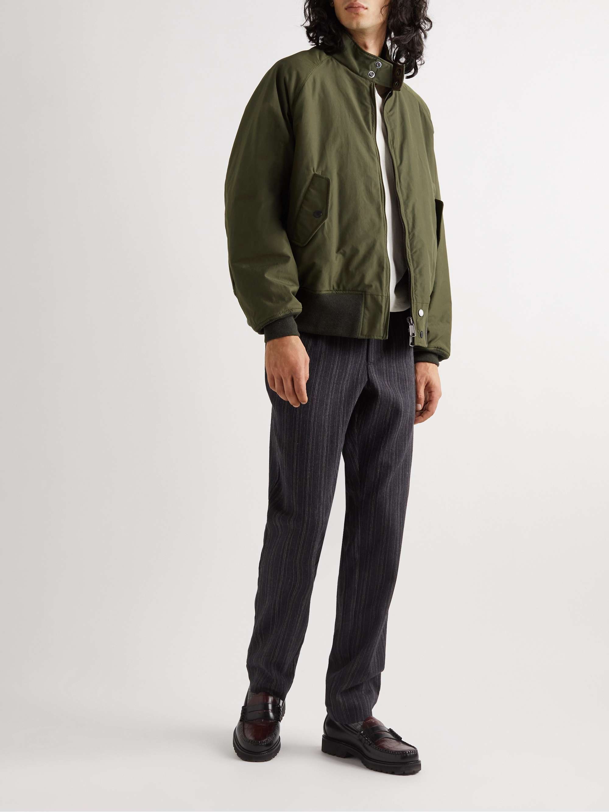 BARACUTA + Engineered Garments Padded Shell Bomber Jacket for Men | MR ...