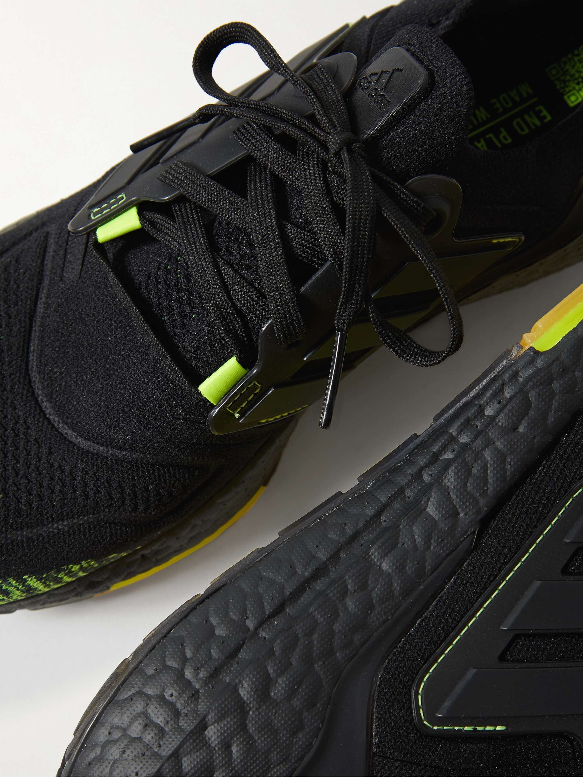 ADIDAS SPORT Ultraboost 22 Rubber-Trimmed Primeknit Sneakers