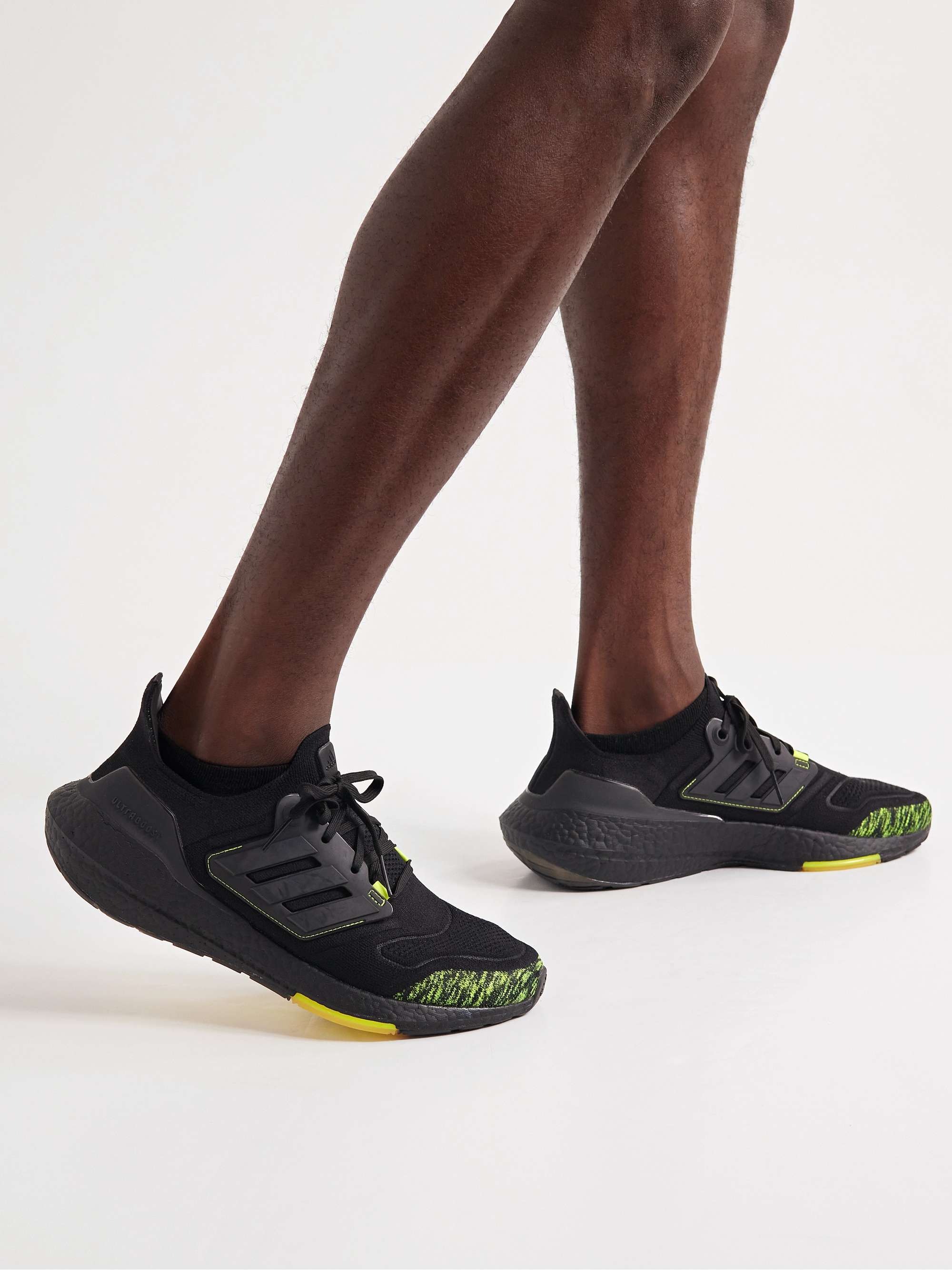 ADIDAS SPORT Ultraboost 22 Rubber-Trimmed Primeknit Sneakers